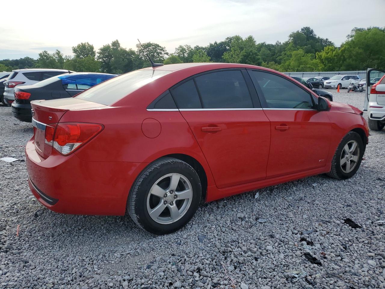 2012 Chevrolet Cruze Lt Red vin: 1G1PF5SC4C7389750