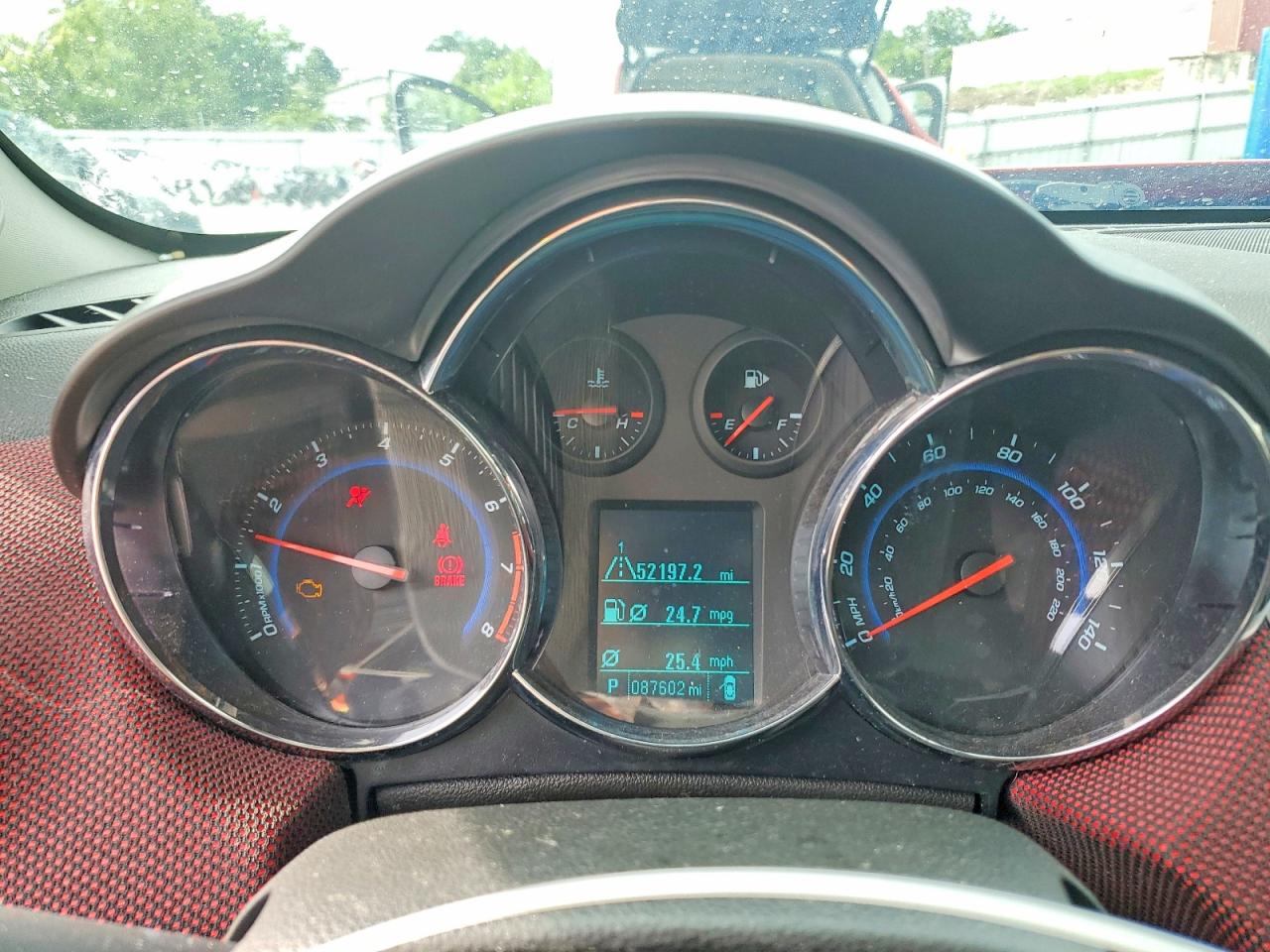 2012 Chevrolet Cruze Lt Red vin: 1G1PF5SC4C7389750