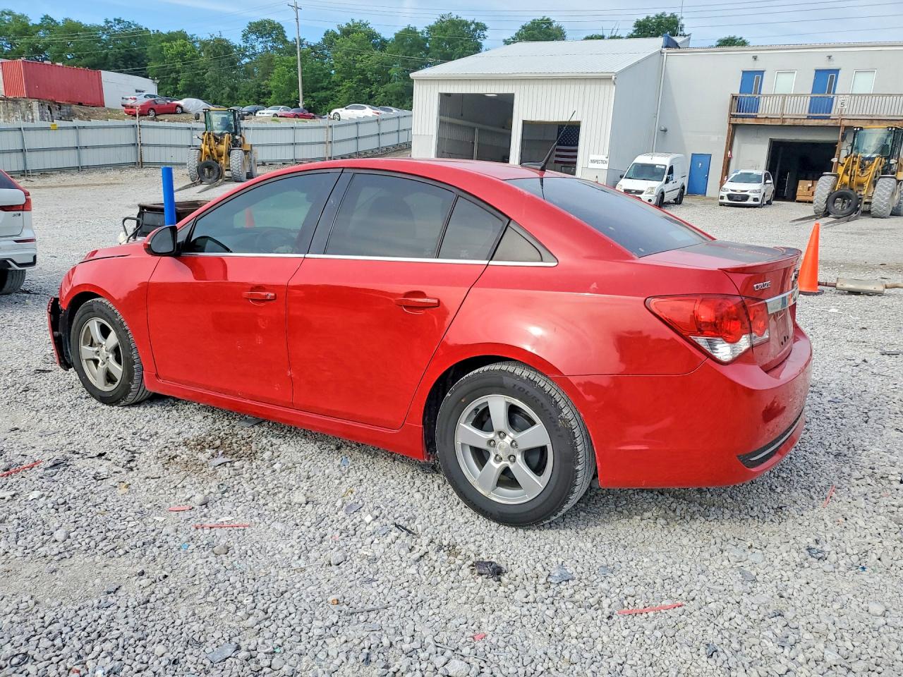 2012 Chevrolet Cruze Lt Red vin: 1G1PF5SC4C7389750