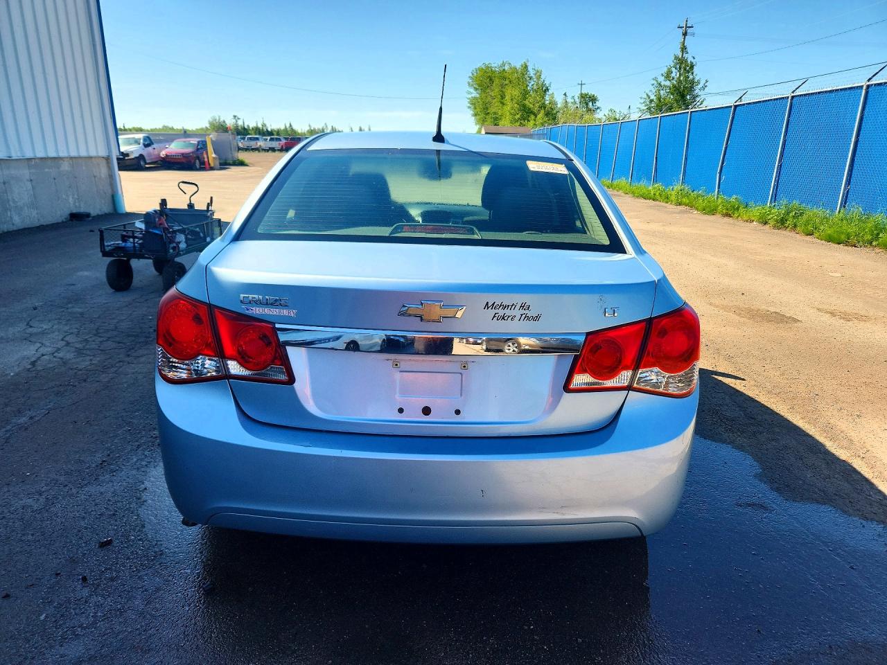 2012 Chevrolet Cruze Lt Blue vin: 1G1PF5SC5C7165385