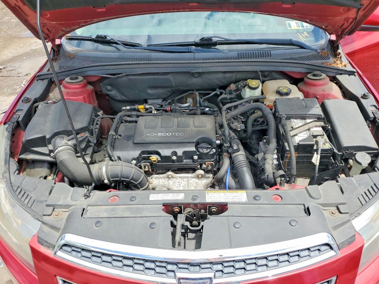 2012 Chevrolet Cruze Lt Красный vin: 1G1PF5SC5C7204718