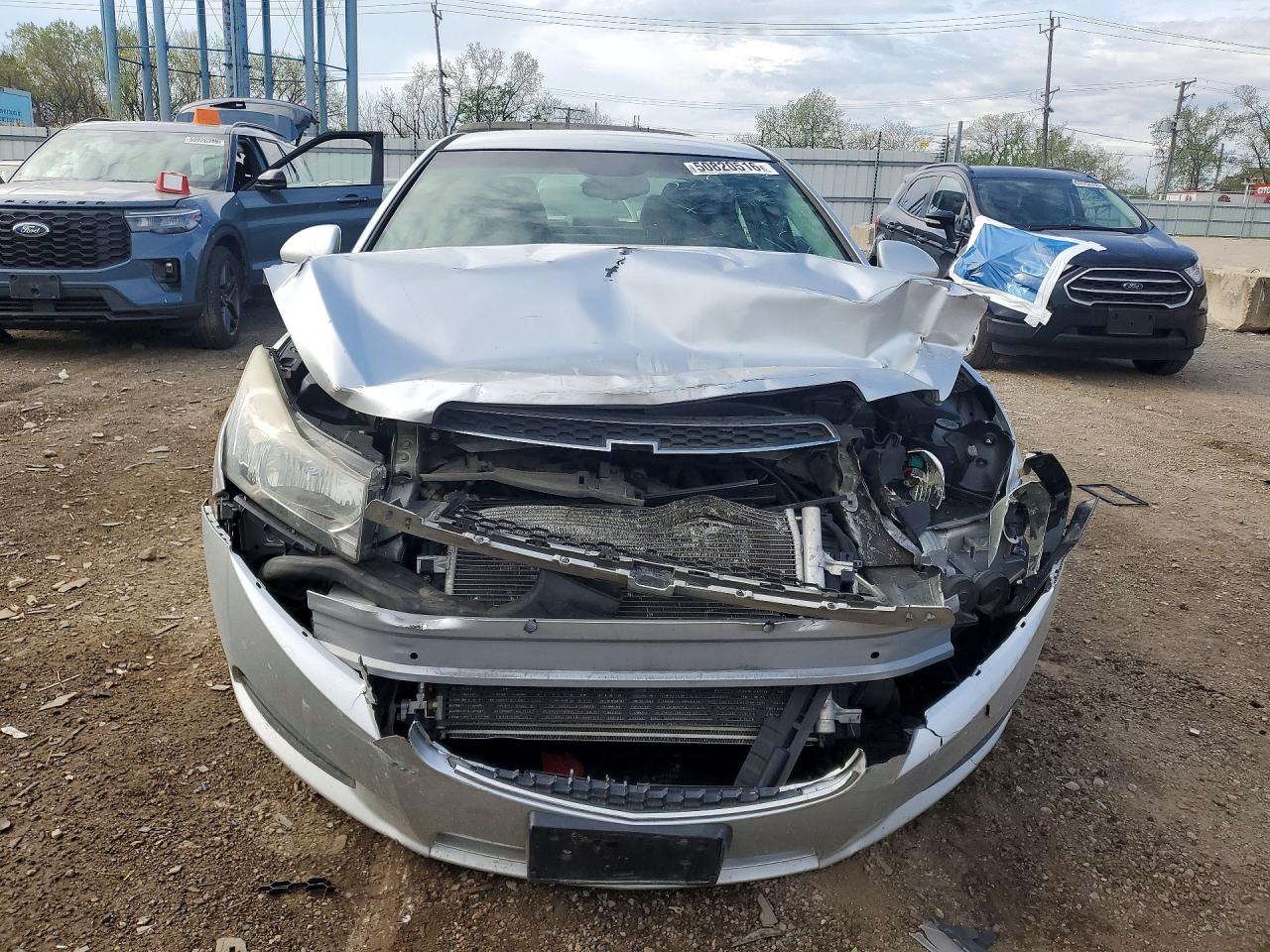 2012 Chevrolet Cruze Lt Silver vin: 1G1PF5SC5C7226623