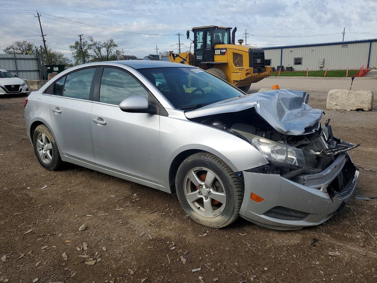 2012 Chevrolet Cruze Lt Silver vin: 1G1PF5SC5C7226623
