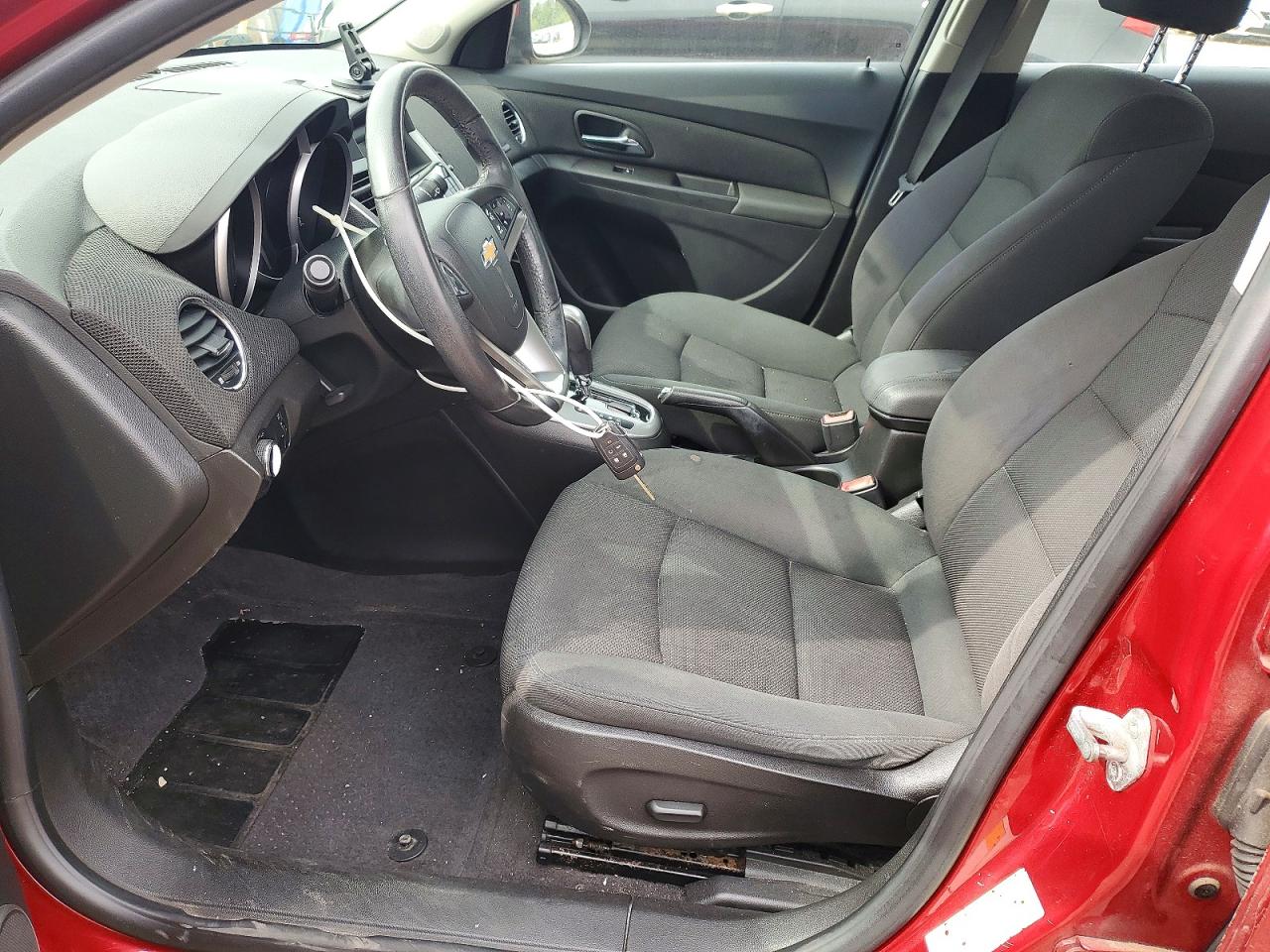 2012 Chevrolet Cruze Lt Red vin: 1G1PF5SC5C7238528