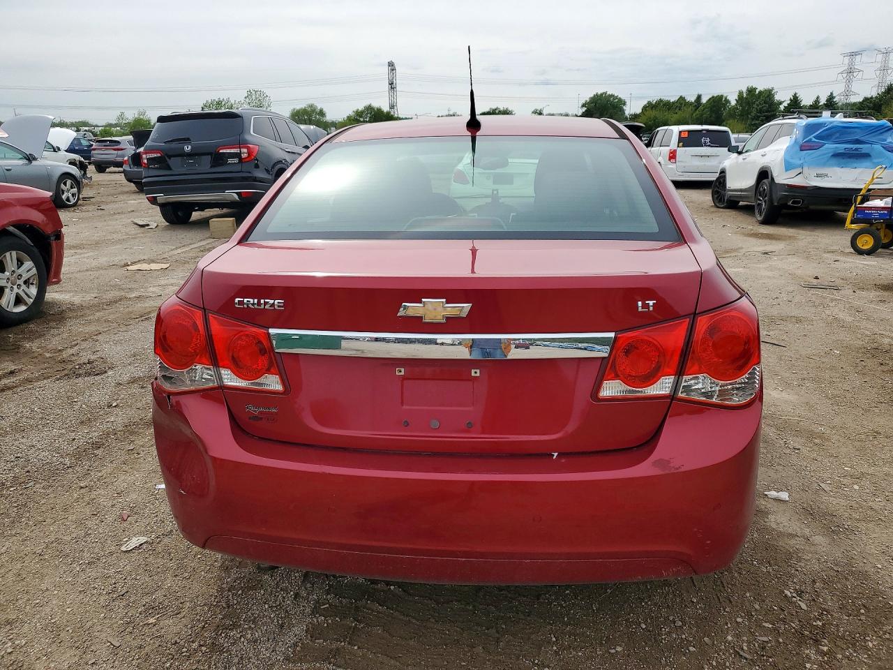 2012 Chevrolet Cruze Lt Red vin: 1G1PF5SC5C7238528