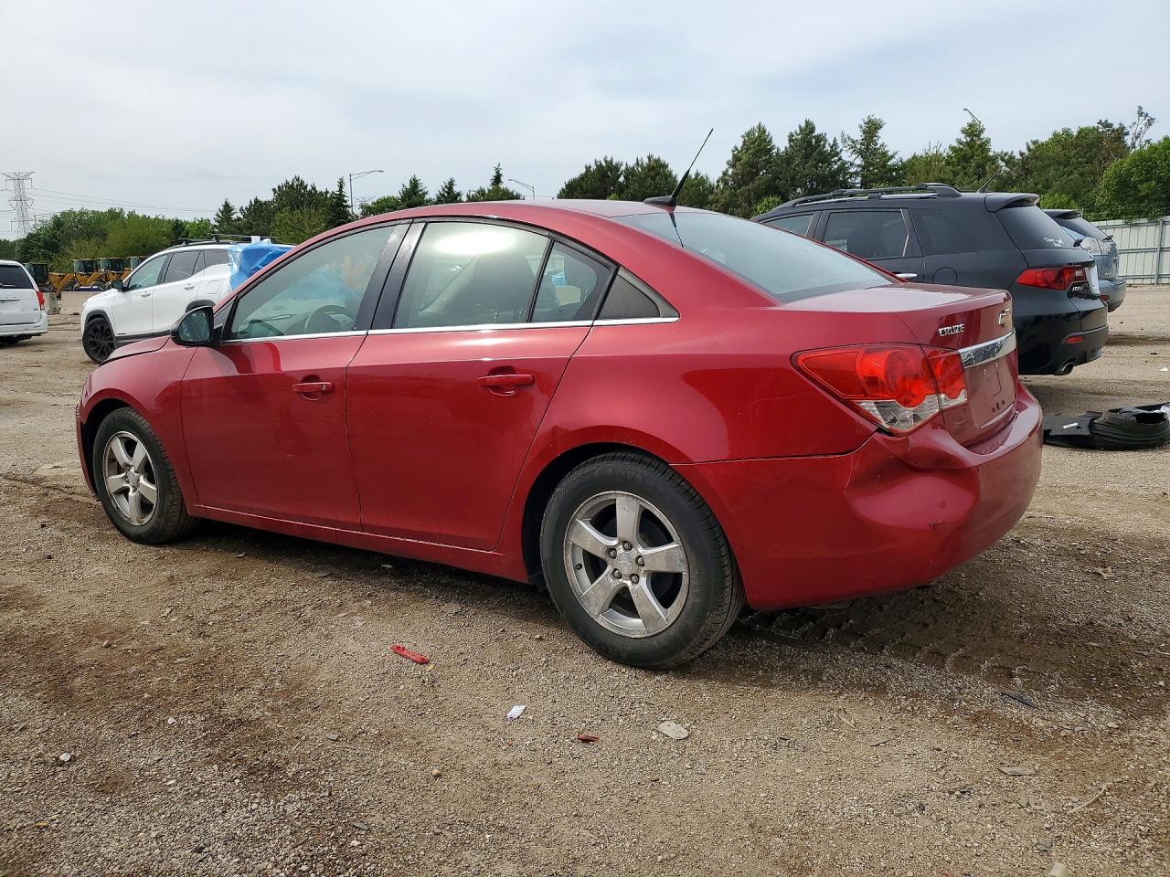2012 Chevrolet Cruze Lt Red vin: 1G1PF5SC5C7238528