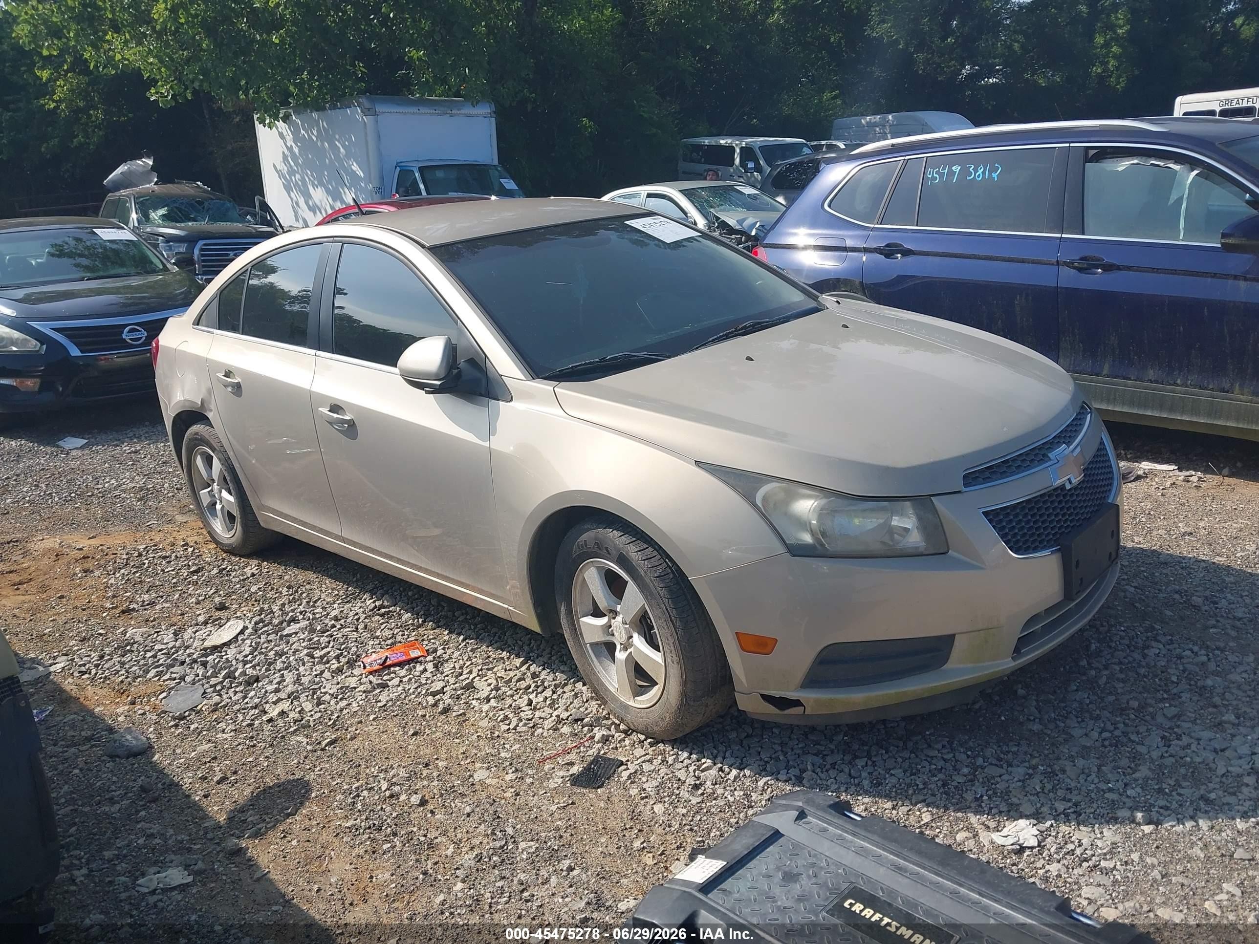2012 Chevrolet Cruze 1lt Золотой vin: 1G1PF5SC5C7335082