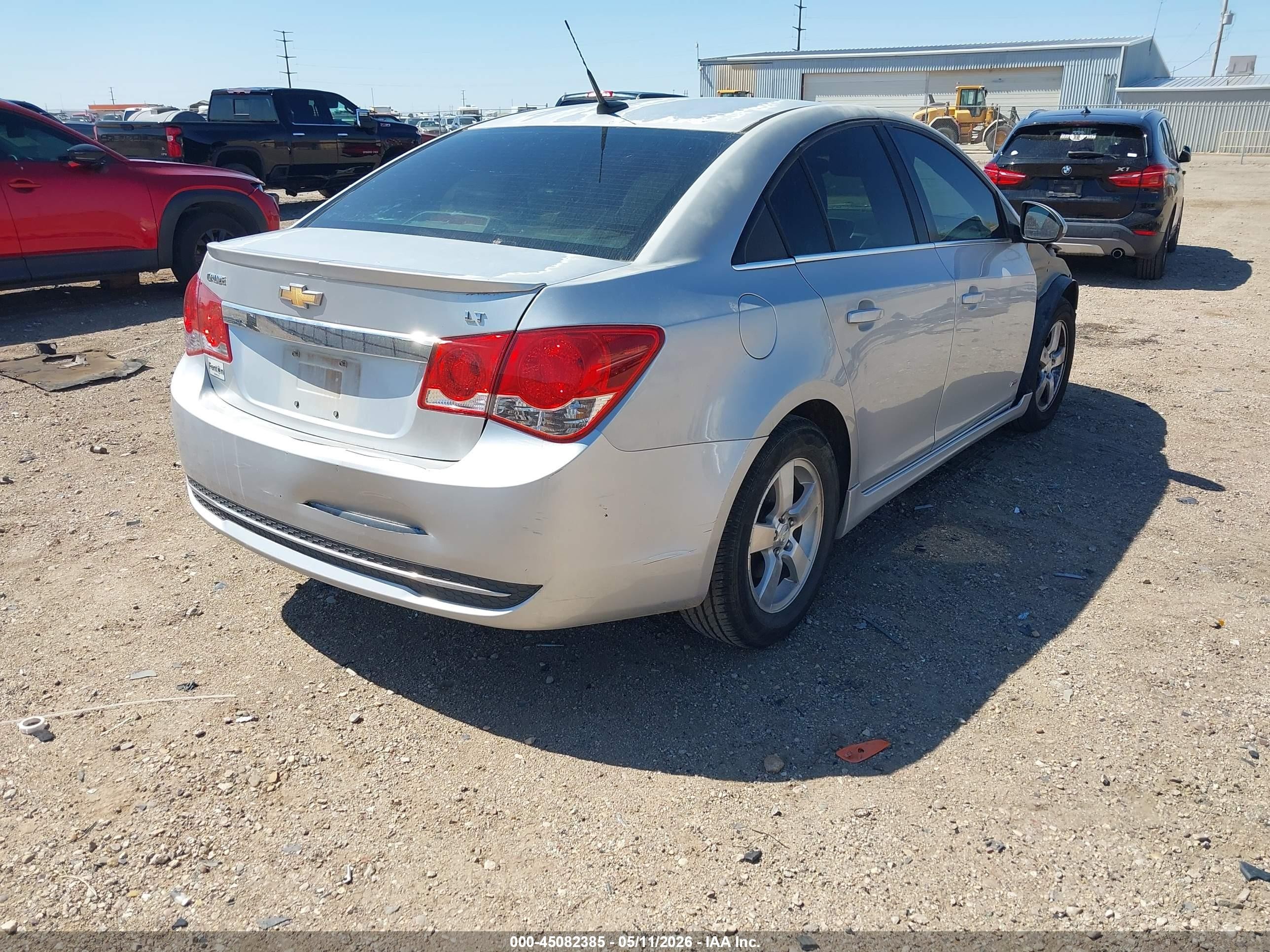 2012 Chevrolet Cruze 1lt Silver vin: 1G1PF5SC5C7344557
