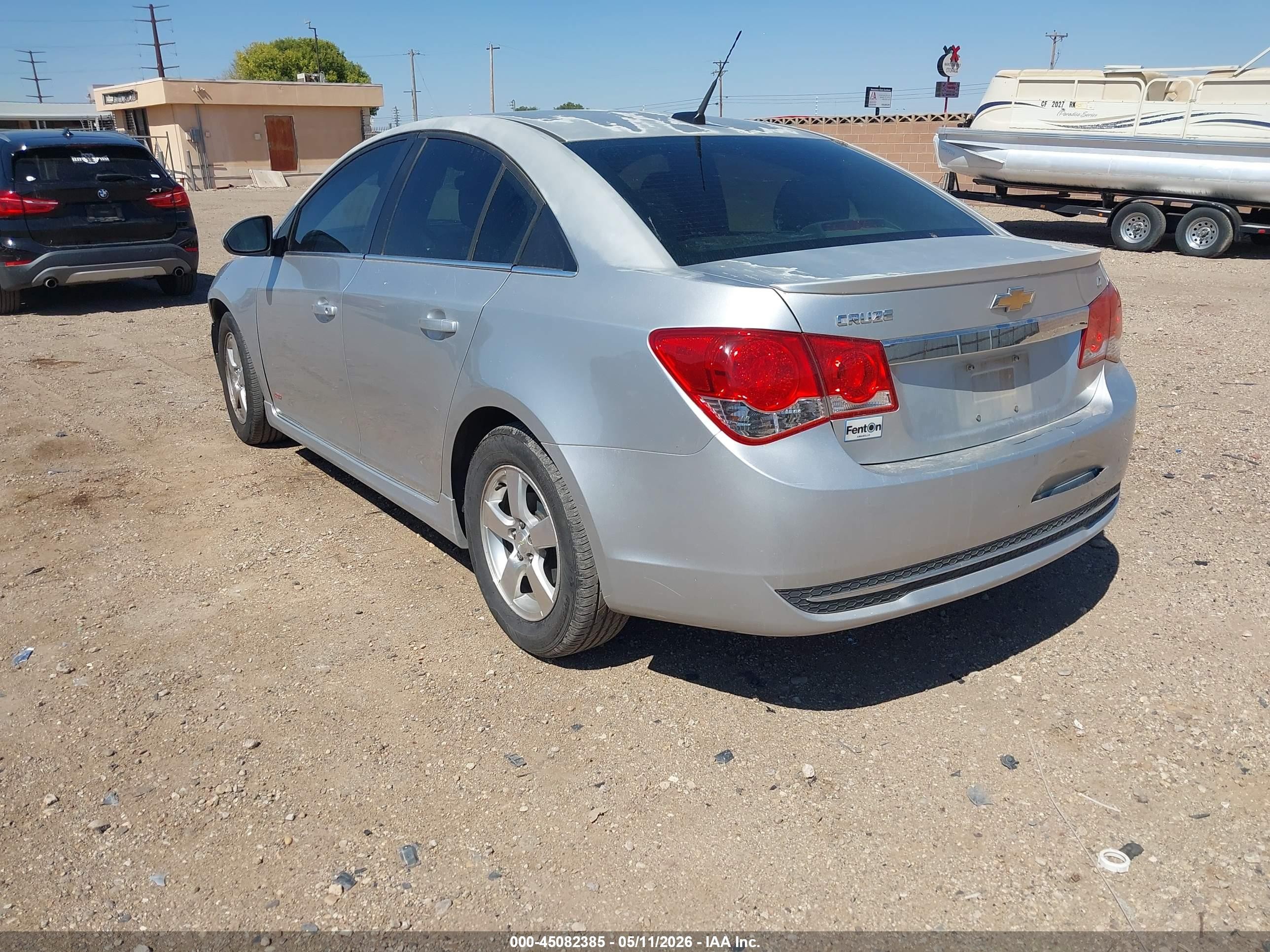 2012 Chevrolet Cruze 1lt Silver vin: 1G1PF5SC5C7344557