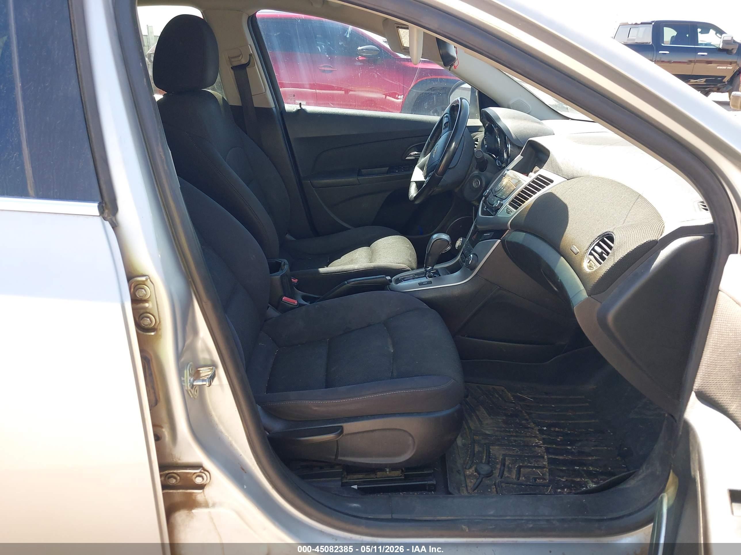 2012 Chevrolet Cruze 1lt Silver vin: 1G1PF5SC5C7344557