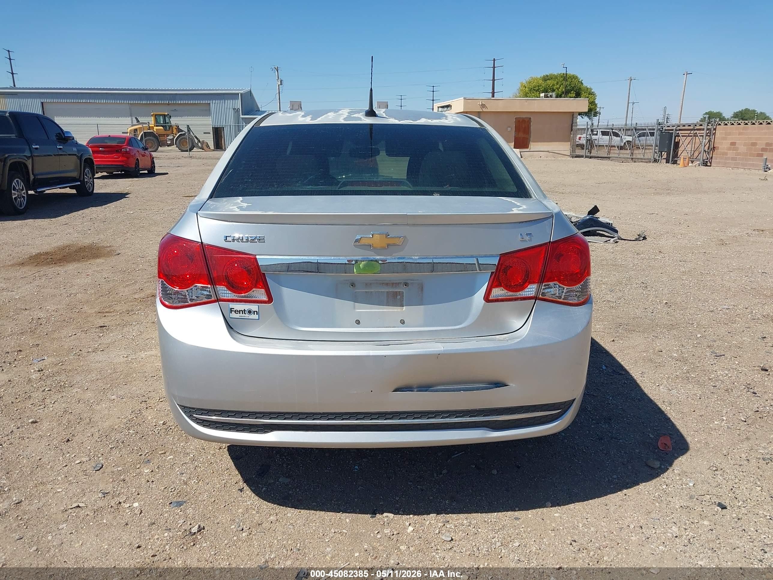 2012 Chevrolet Cruze 1lt Silver vin: 1G1PF5SC5C7344557