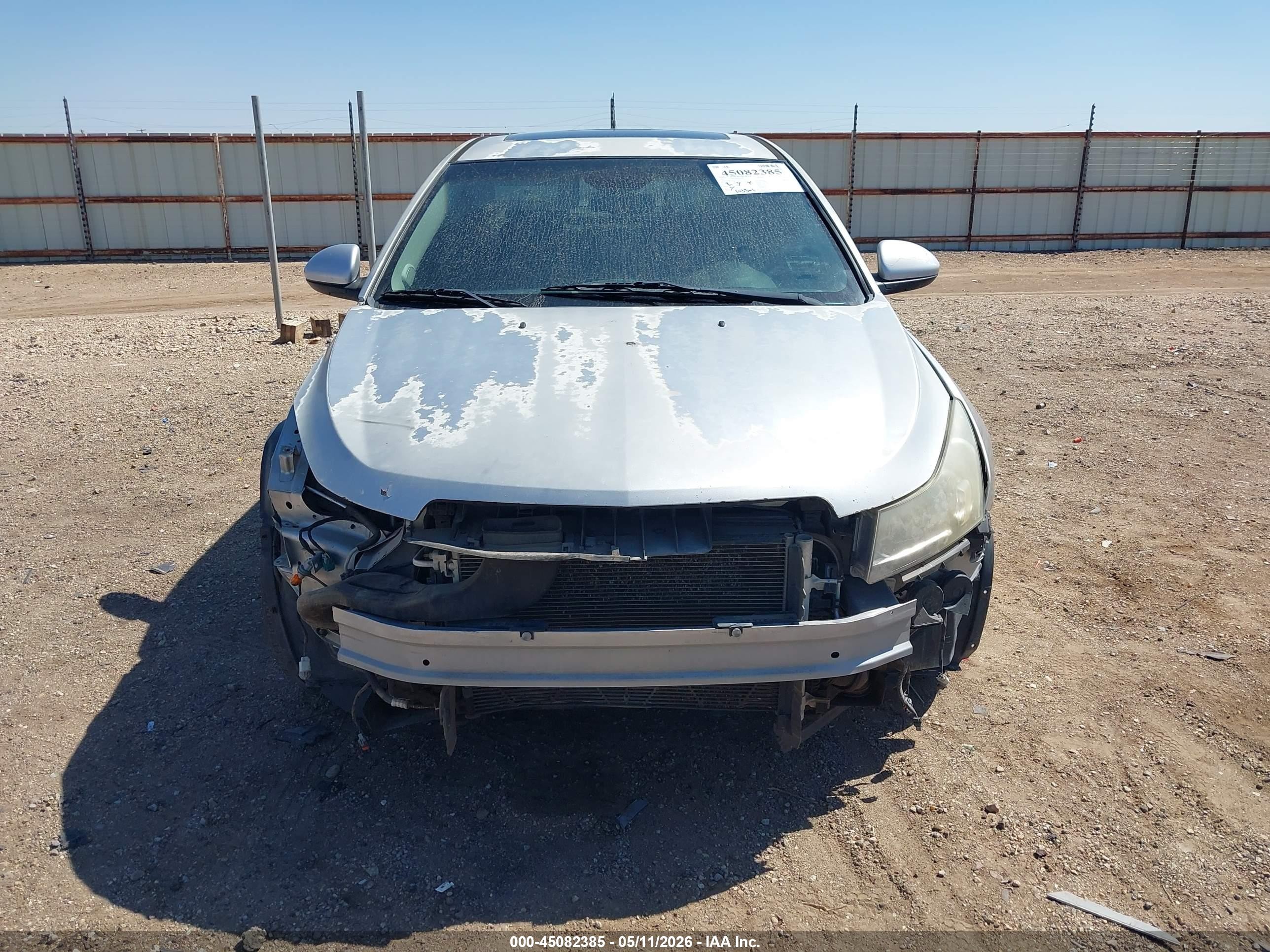 2012 Chevrolet Cruze 1lt Silver vin: 1G1PF5SC5C7344557