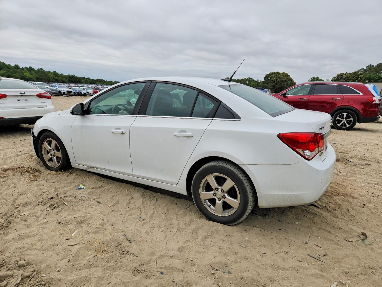 2012 Chevrolet Cruze Lt White vin: 1G1PF5SC5C7344798