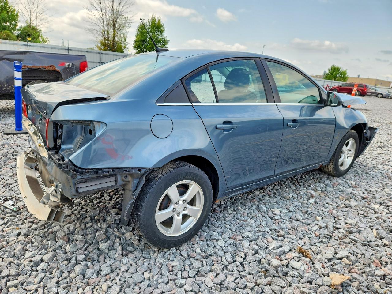 2012 Chevrolet Cruze Lt Blue vin: 1G1PF5SC5C7366624