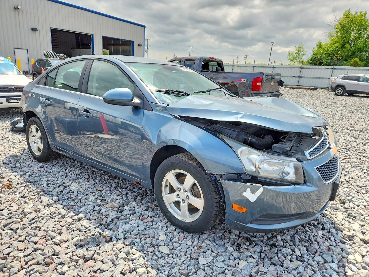 2012 Chevrolet Cruze Lt Blue vin: 1G1PF5SC5C7366624