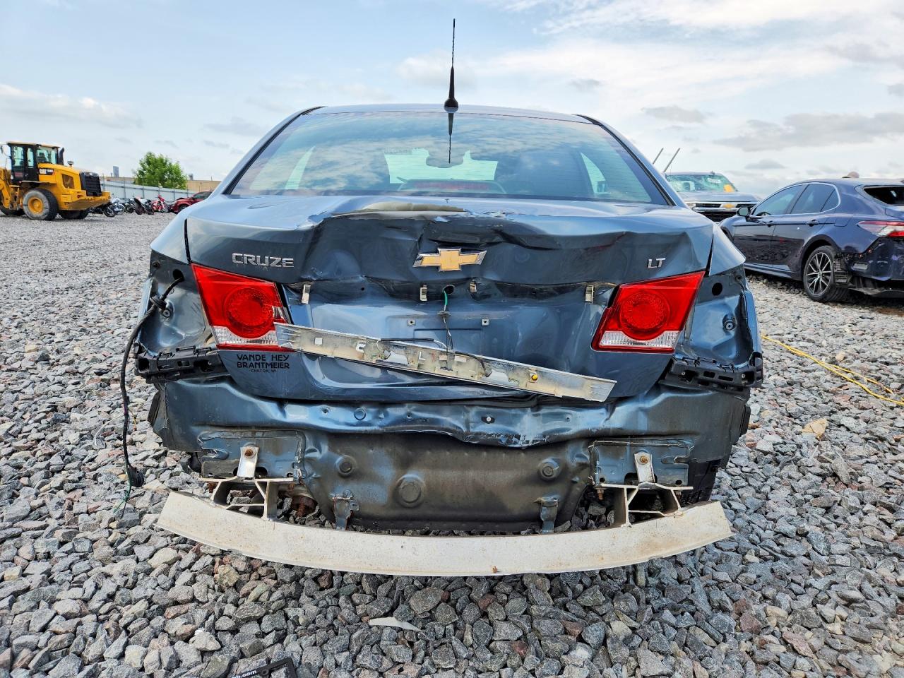 2012 Chevrolet Cruze Lt Blue vin: 1G1PF5SC5C7366624