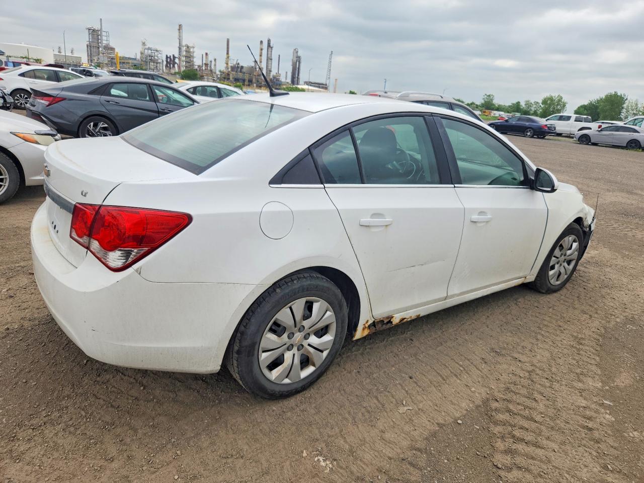 2012 Chevrolet Cruze Lt White vin: 1G1PF5SC5C7400190