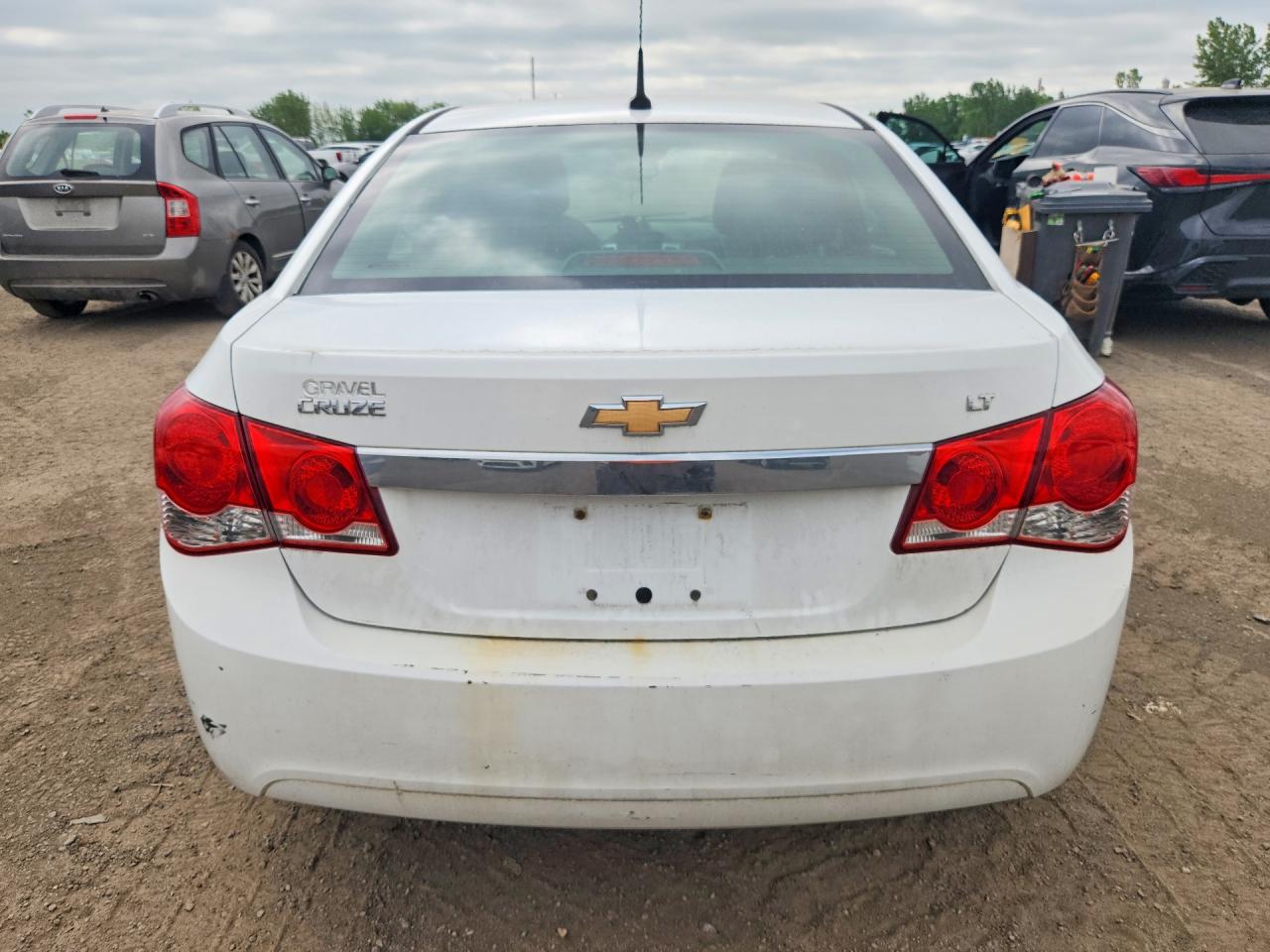 2012 Chevrolet Cruze Lt White vin: 1G1PF5SC5C7400190