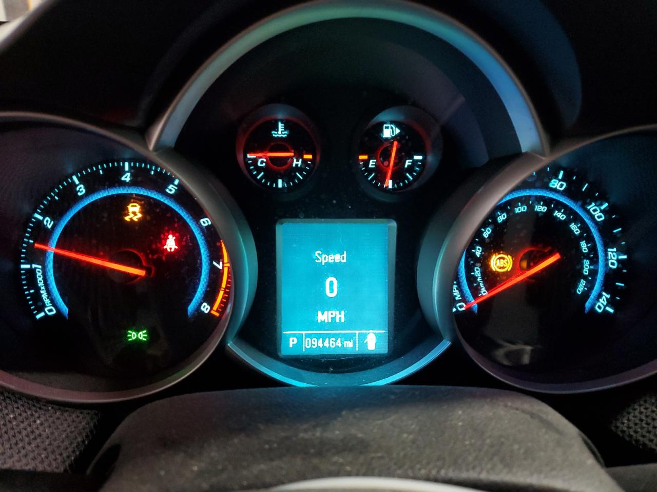 2012 Chevrolet Cruze Lt Blue vin: 1G1PF5SC6C7149082