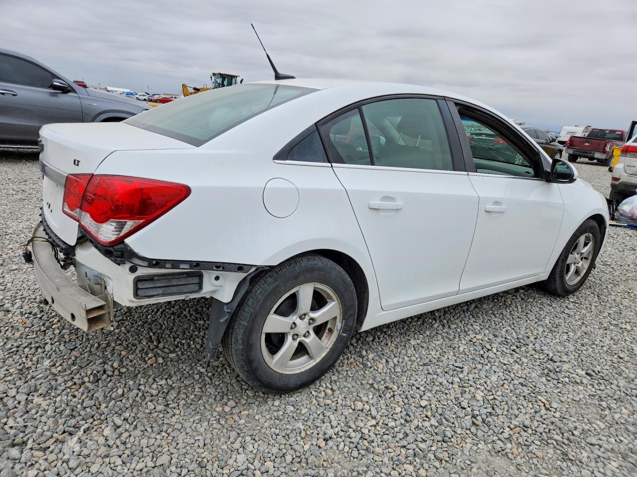 2012 Chevrolet Cruze Lt White vin: 1G1PF5SC6C7251966