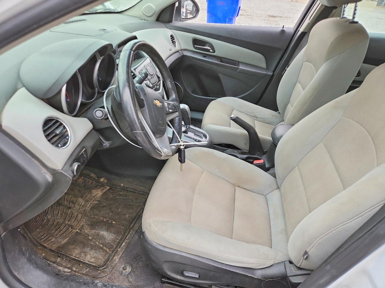 2012 Chevrolet Cruze Lt White vin: 1G1PF5SC6C7251966