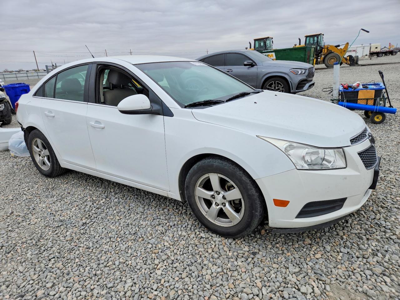 2012 Chevrolet Cruze Lt White vin: 1G1PF5SC6C7251966