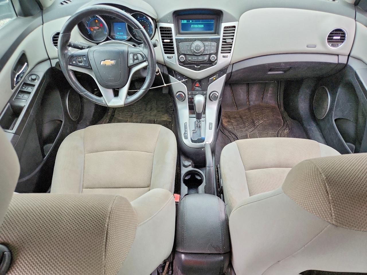 2012 Chevrolet Cruze Lt White vin: 1G1PF5SC6C7251966