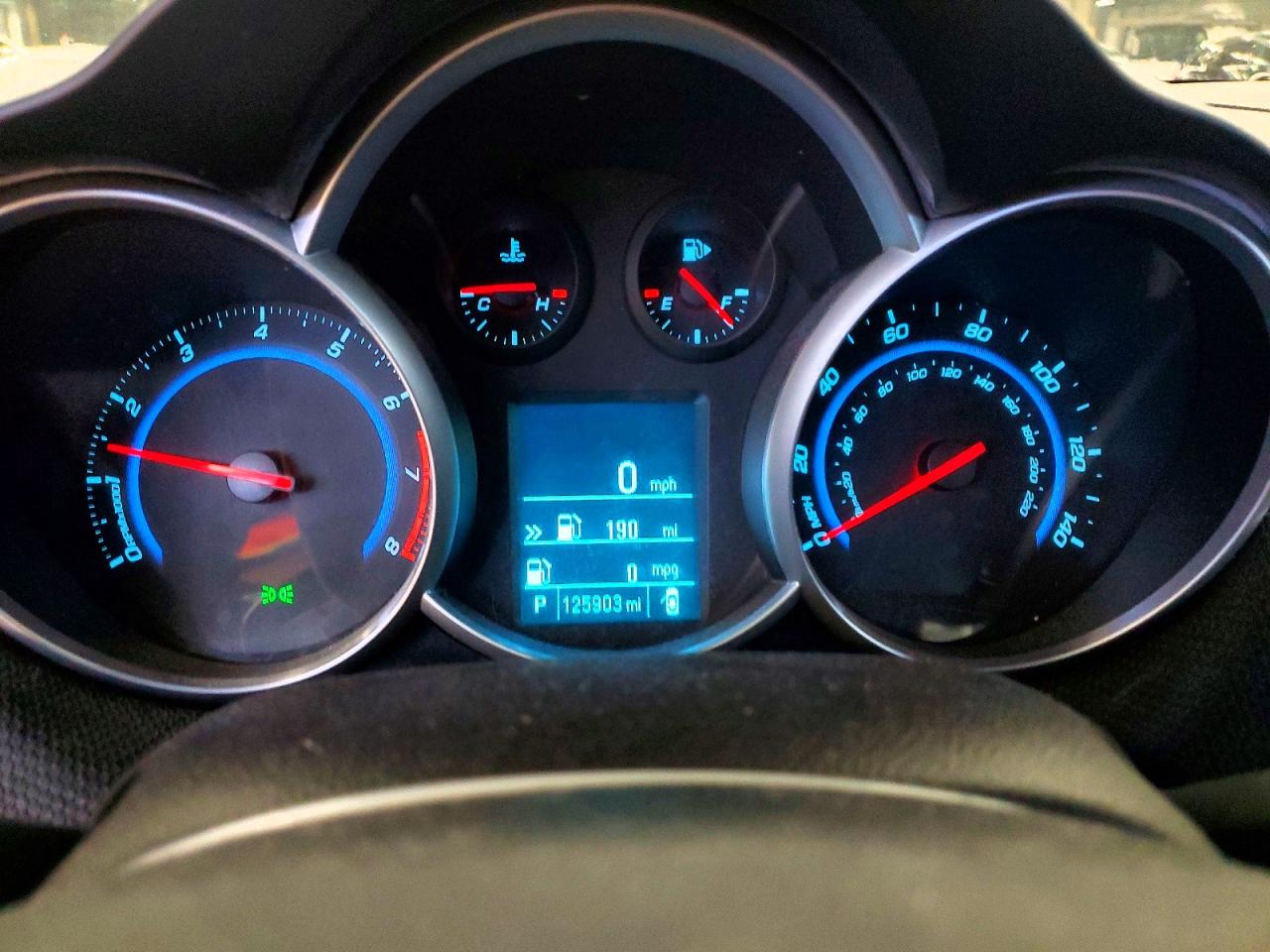 2012 Chevrolet Cruze Lt Blue vin: 1G1PF5SC6C7288256