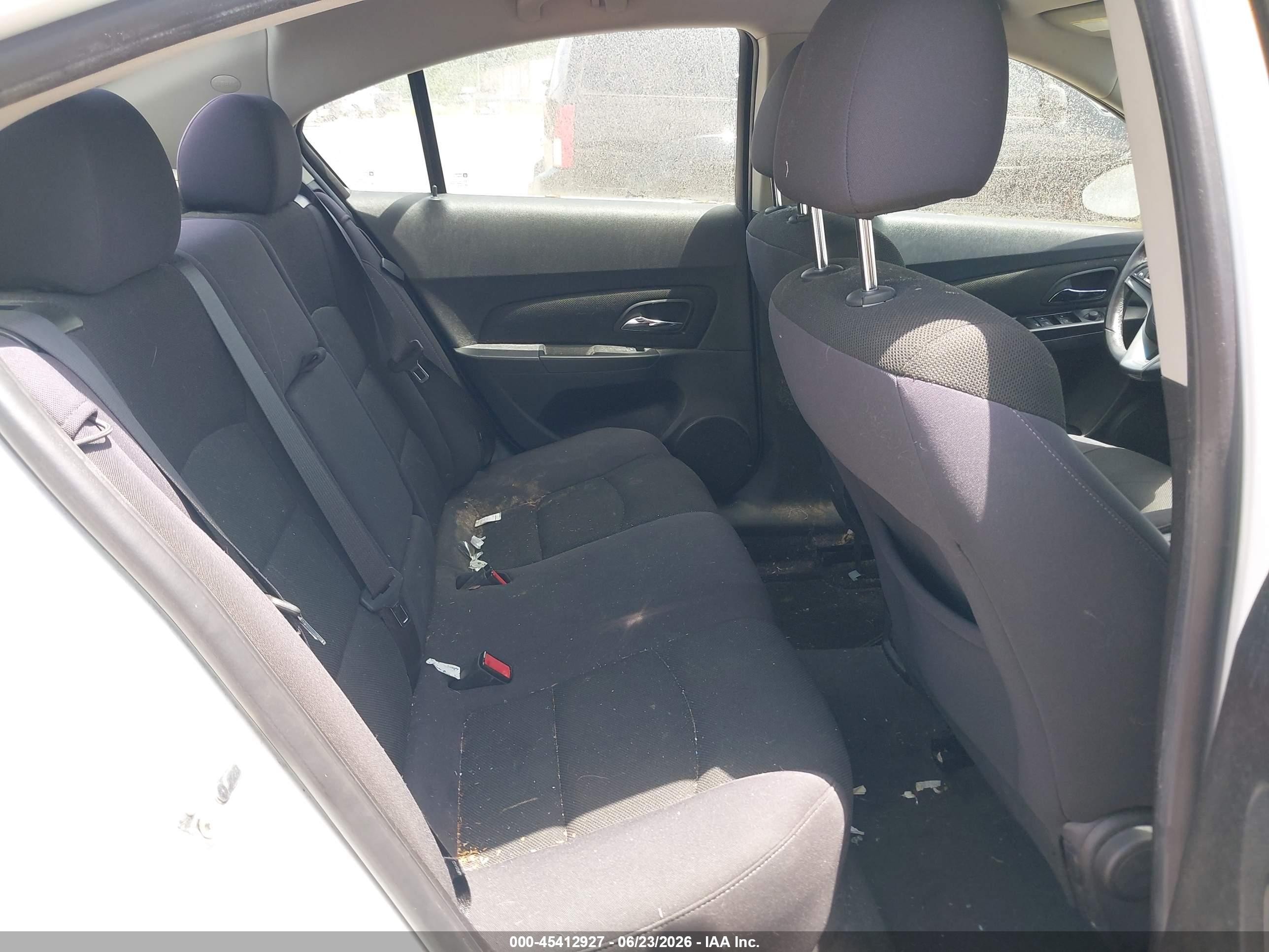 2012 Chevrolet Cruze 1lt White vin: 1G1PF5SC6C7329906