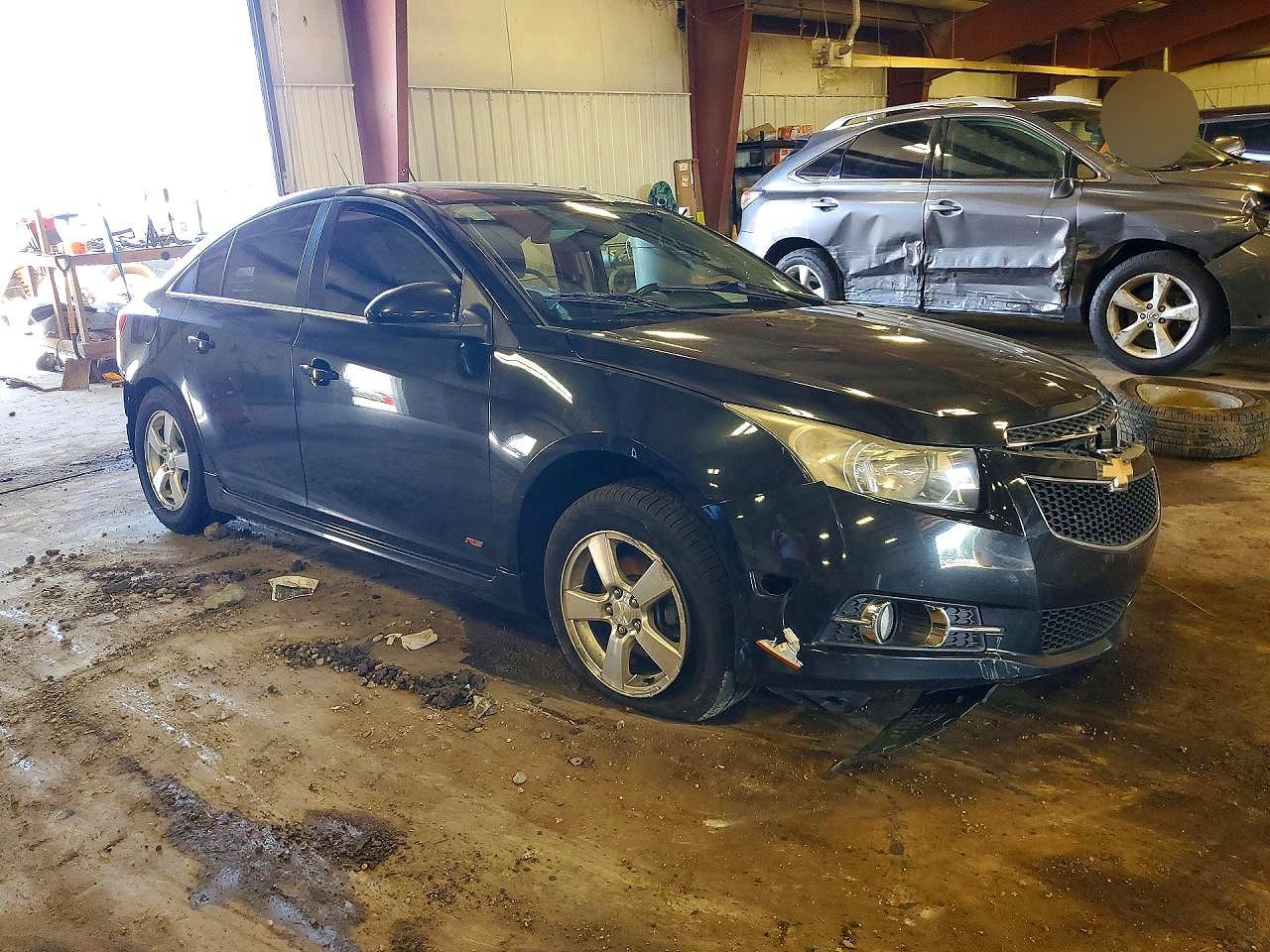 2012 Chevrolet Cruze Lt Black vin: 1G1PF5SC6C7361626