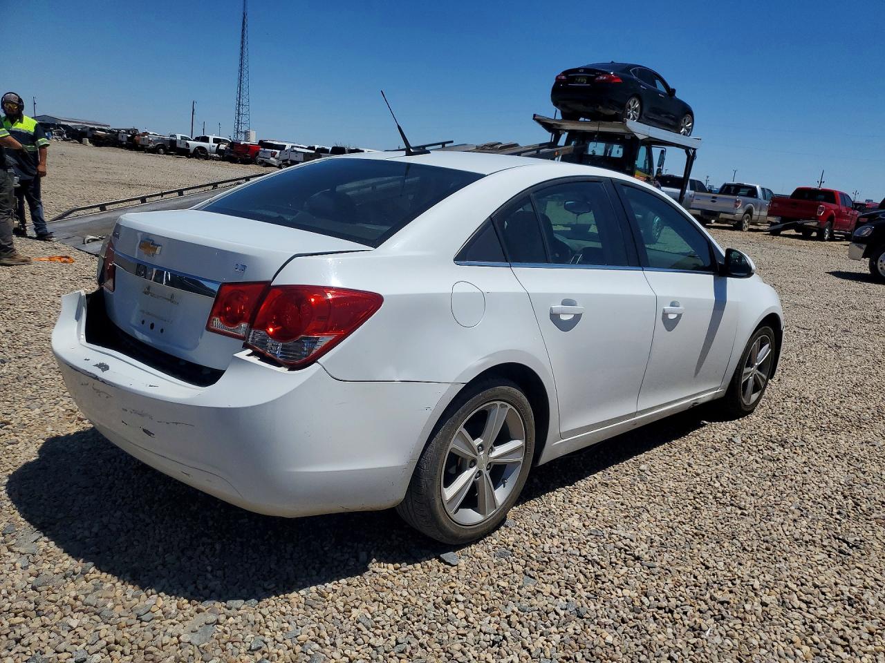 2012 Chevrolet Cruze Lt White vin: 1G1PF5SC6C7382203