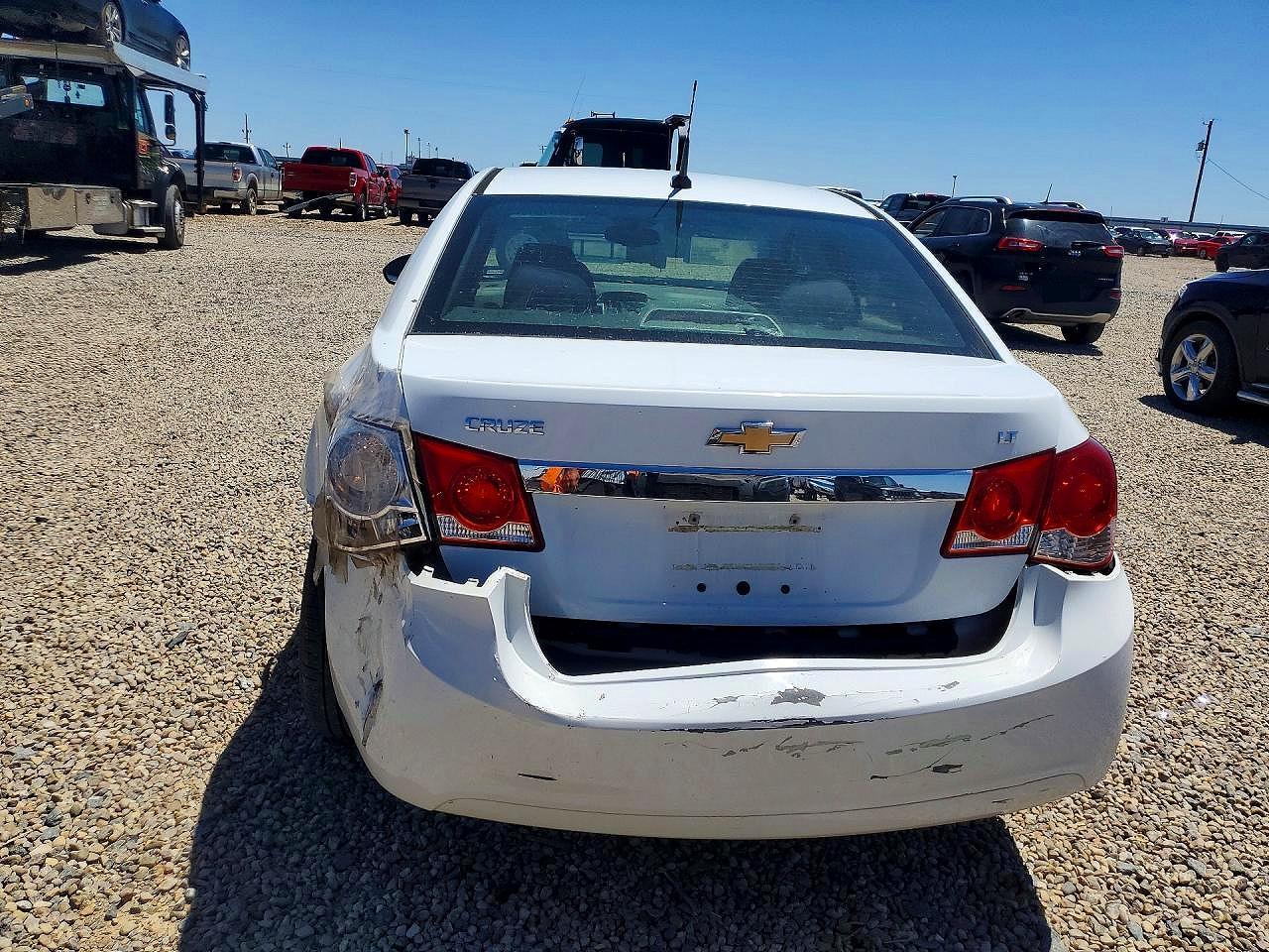 2012 Chevrolet Cruze Lt White vin: 1G1PF5SC6C7382203