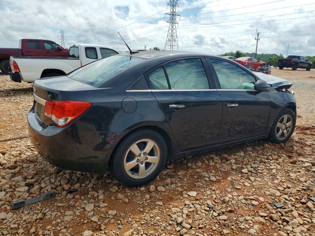 2012 Chevrolet Cruze Lt Black vin: 1G1PF5SC7C7105253