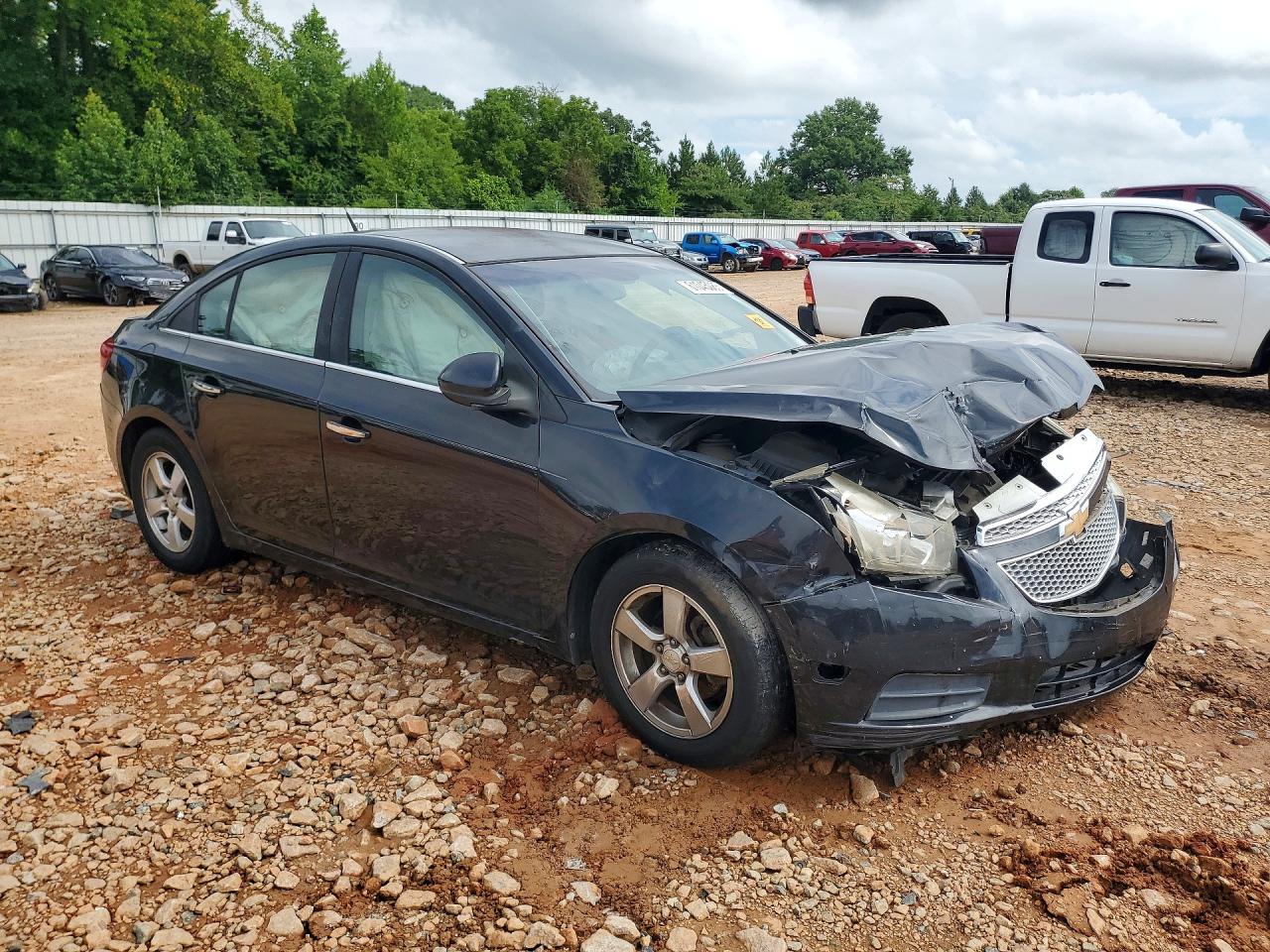 2012 Chevrolet Cruze Lt Black vin: 1G1PF5SC7C7105253