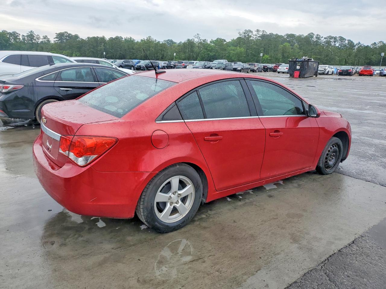 2012 Chevrolet Cruze Lt Red vin: 1G1PF5SC7C7140567