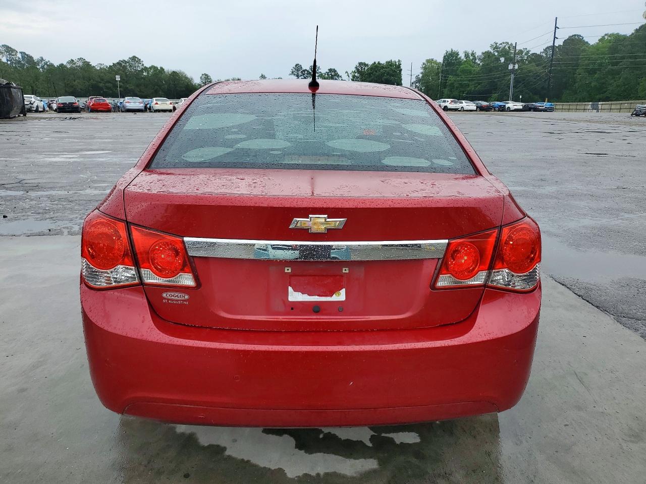 2012 Chevrolet Cruze Lt Red vin: 1G1PF5SC7C7140567