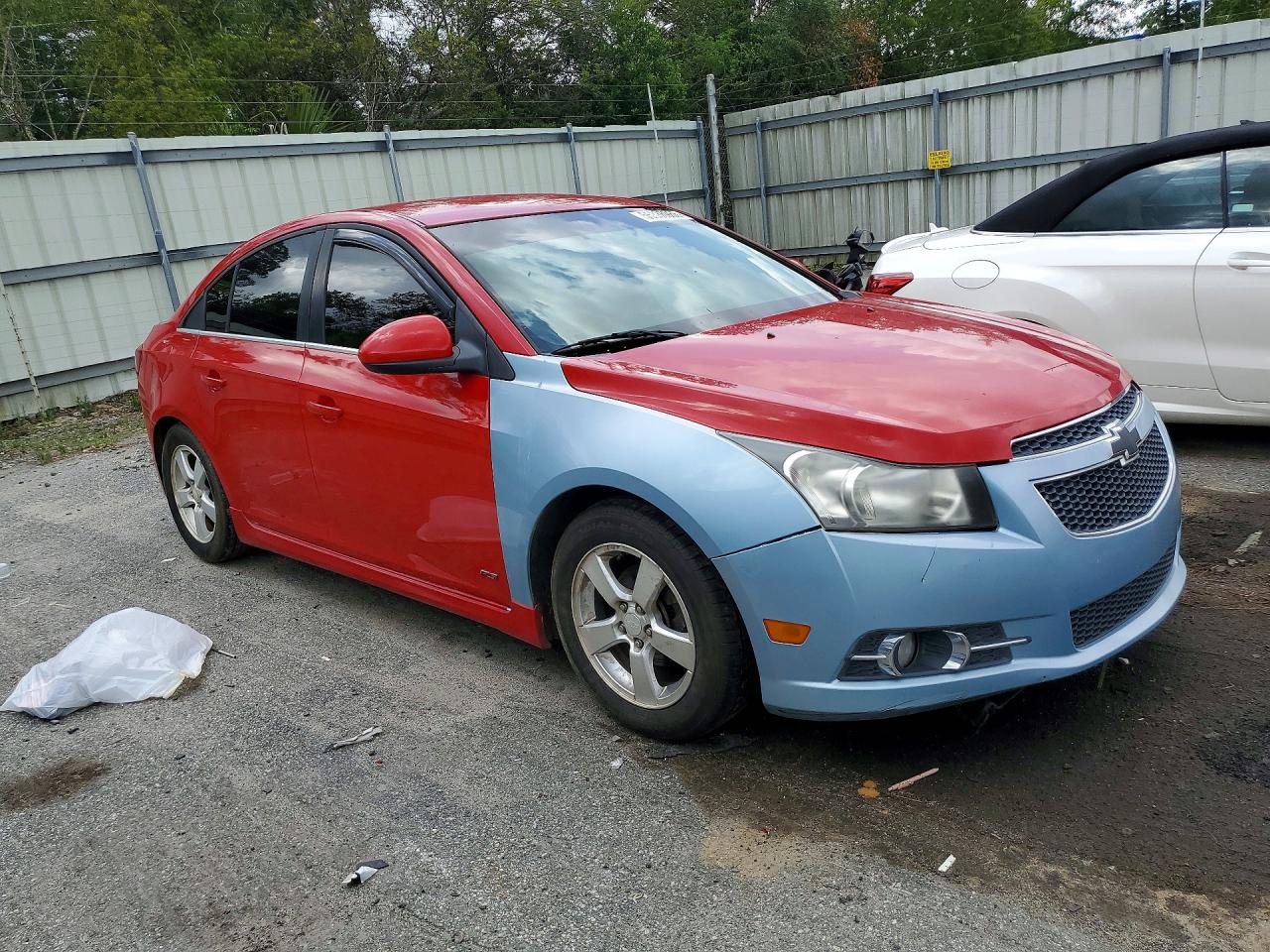 2012 Chevrolet Cruze Lt Red vin: 1G1PF5SC7C7168692
