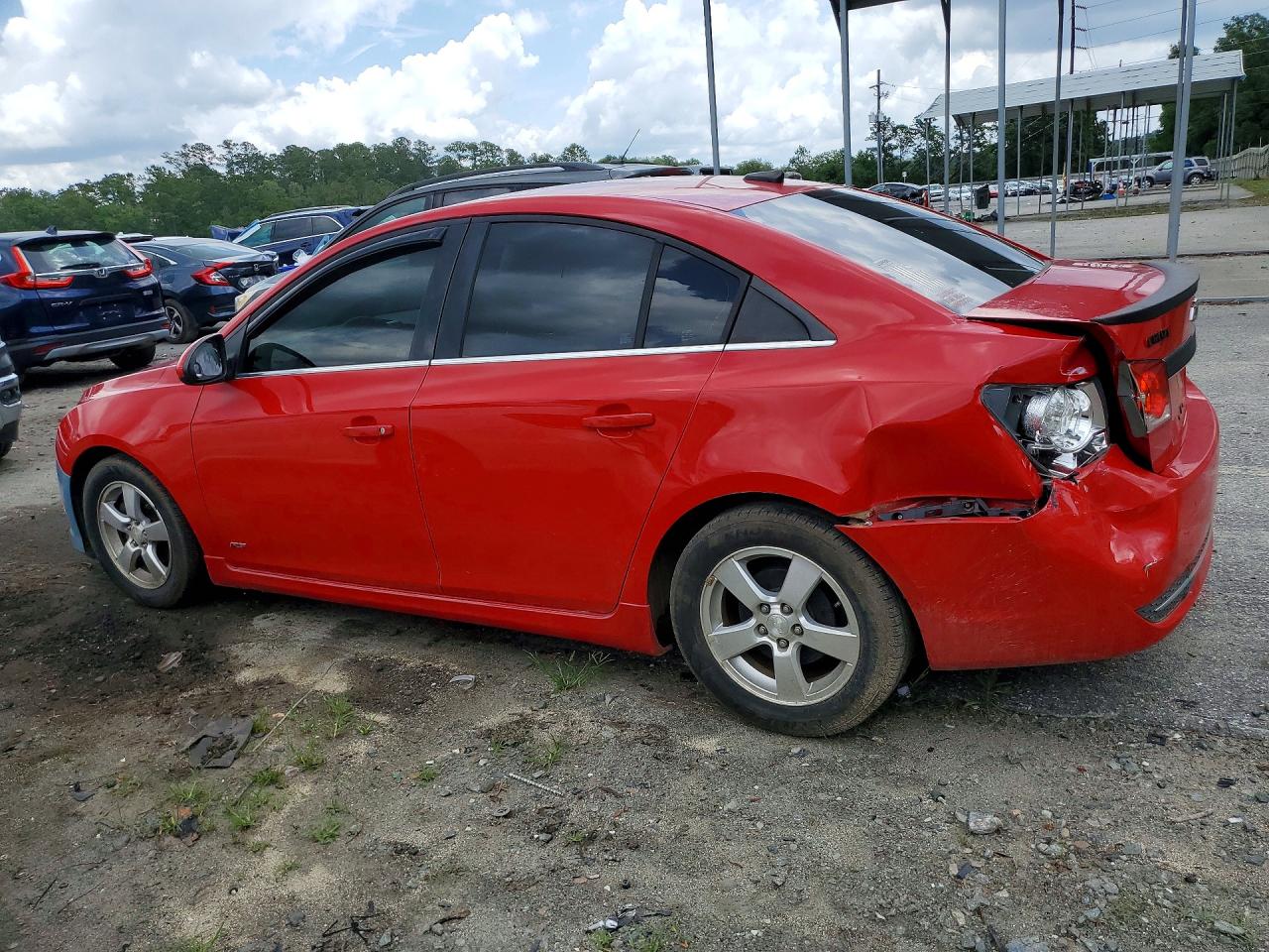 2012 Chevrolet Cruze Lt Red vin: 1G1PF5SC7C7168692