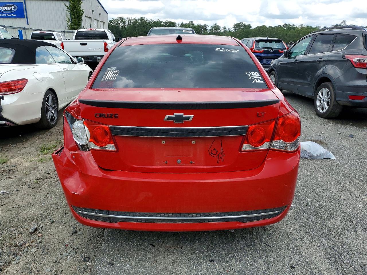 2012 Chevrolet Cruze Lt Red vin: 1G1PF5SC7C7168692