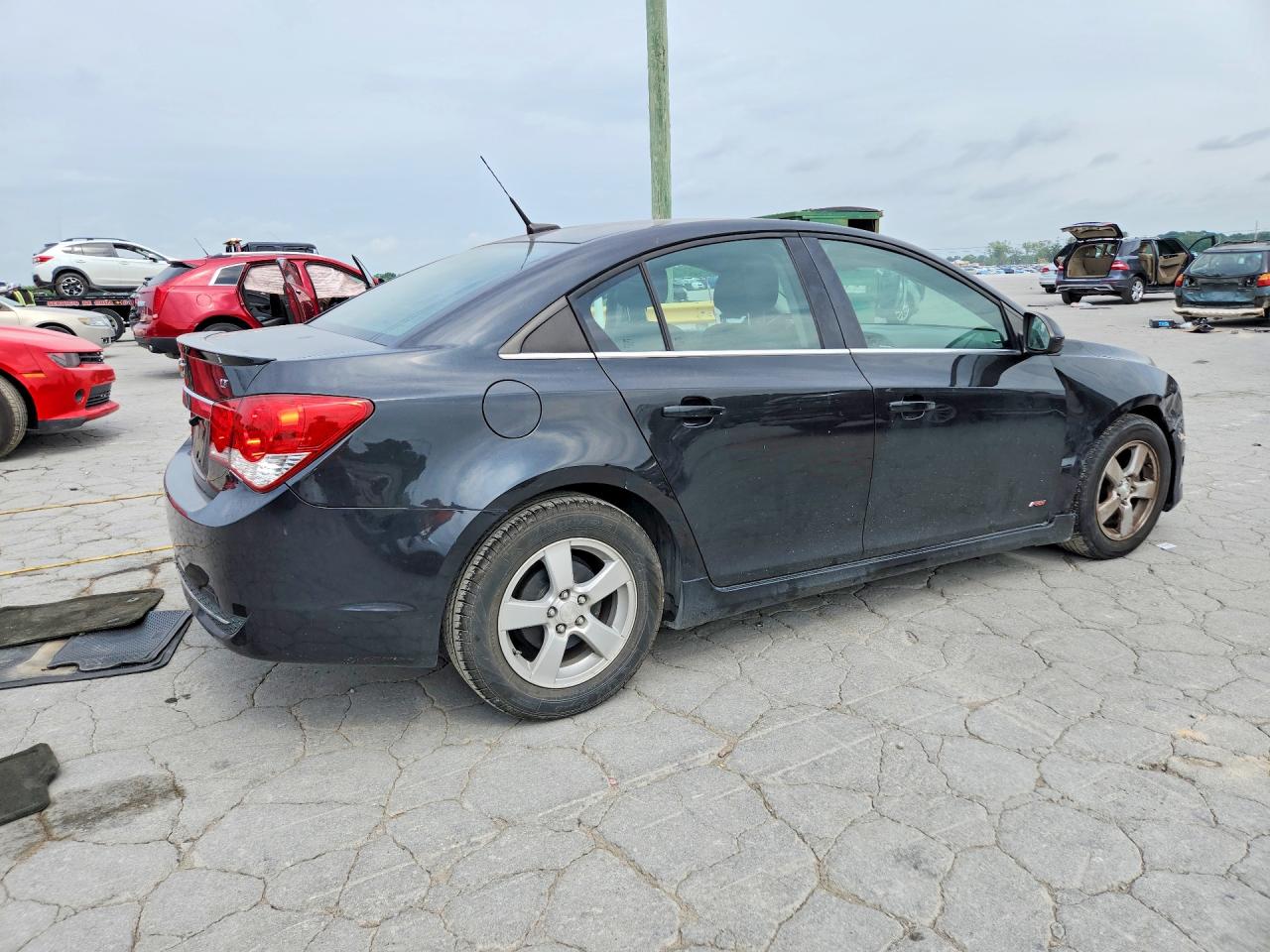 2012 Chevrolet Cruze Lt Black vin: 1G1PF5SC7C7277816