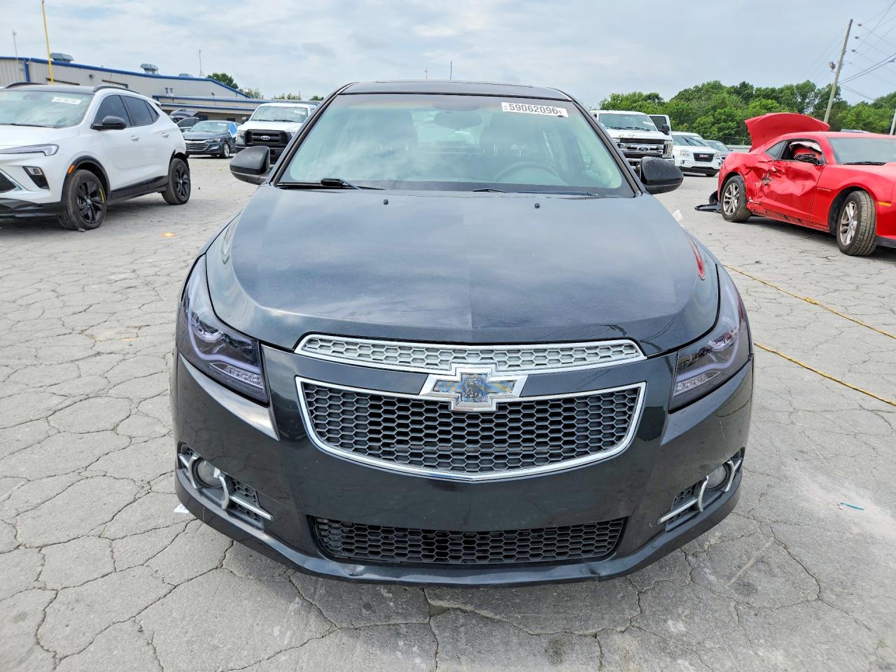 2012 Chevrolet Cruze Lt Black vin: 1G1PF5SC7C7277816