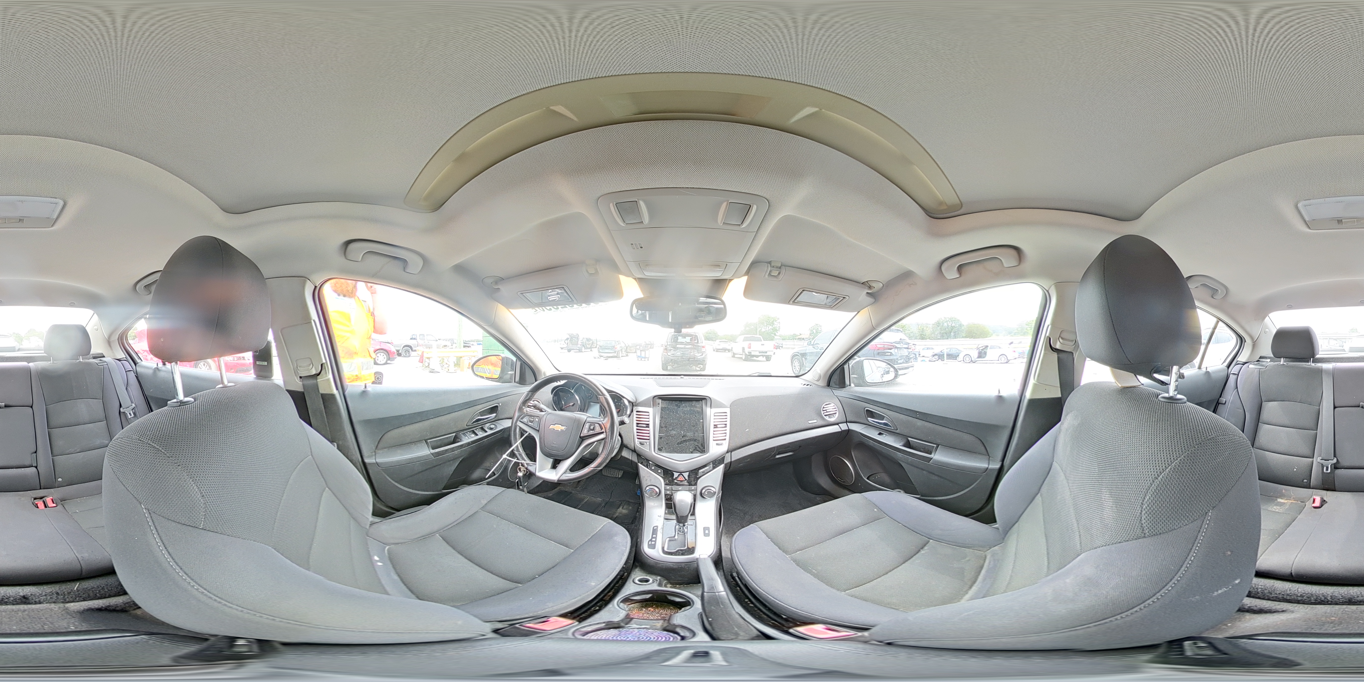 2012 Chevrolet Cruze Lt Black vin: 1G1PF5SC7C7277816