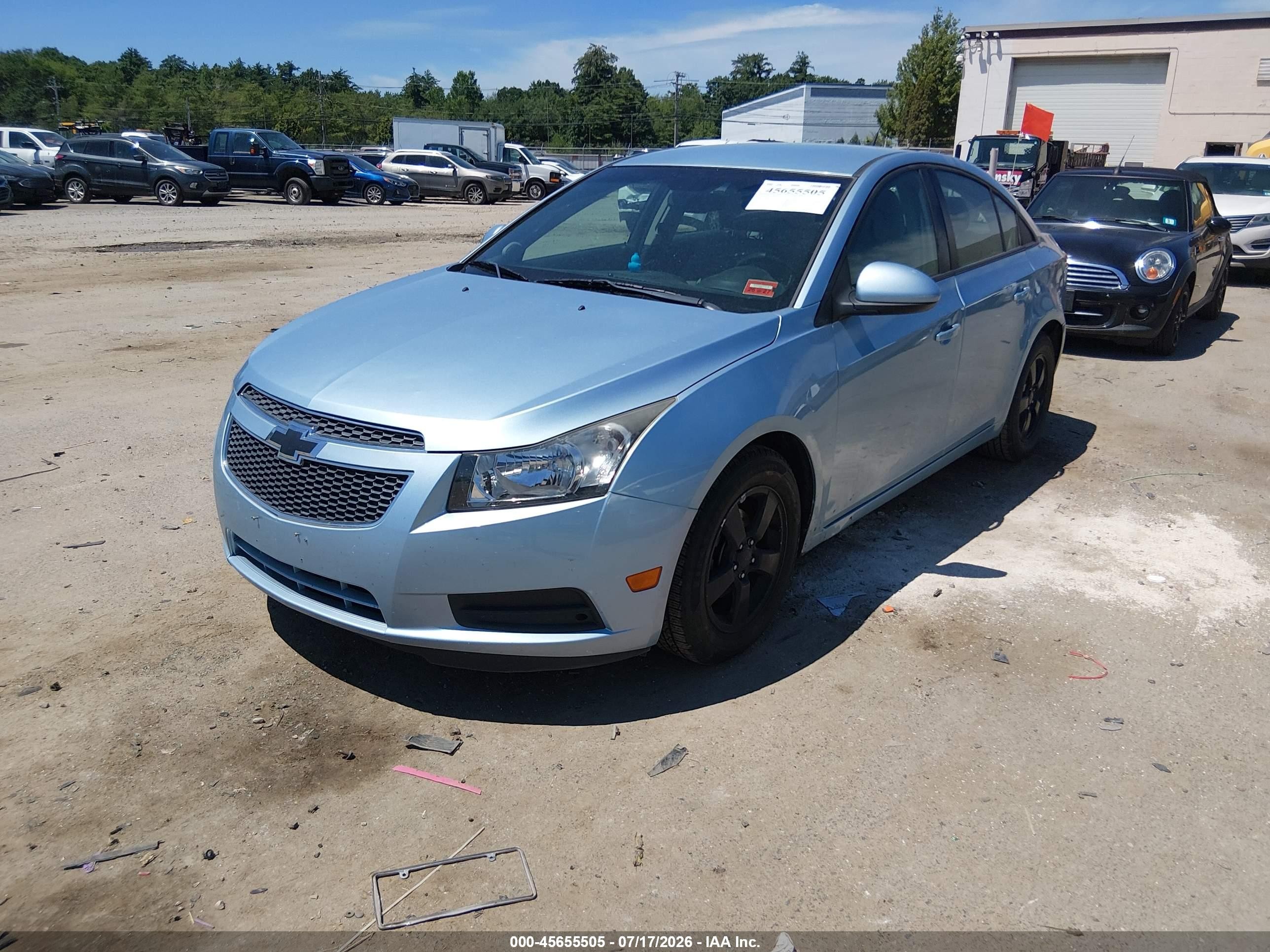 2012 Chevrolet Cruze 1lt Синий vin: 1G1PF5SC7C7317070