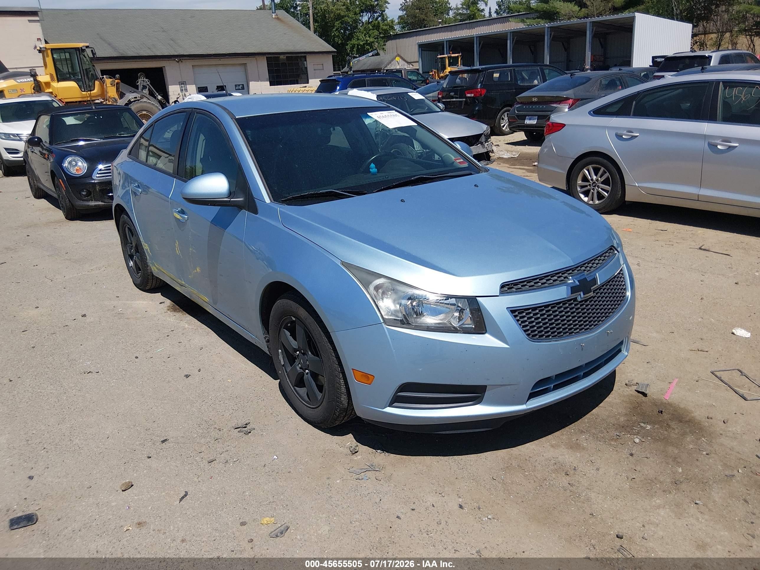 2012 Chevrolet Cruze 1lt Синий vin: 1G1PF5SC7C7317070