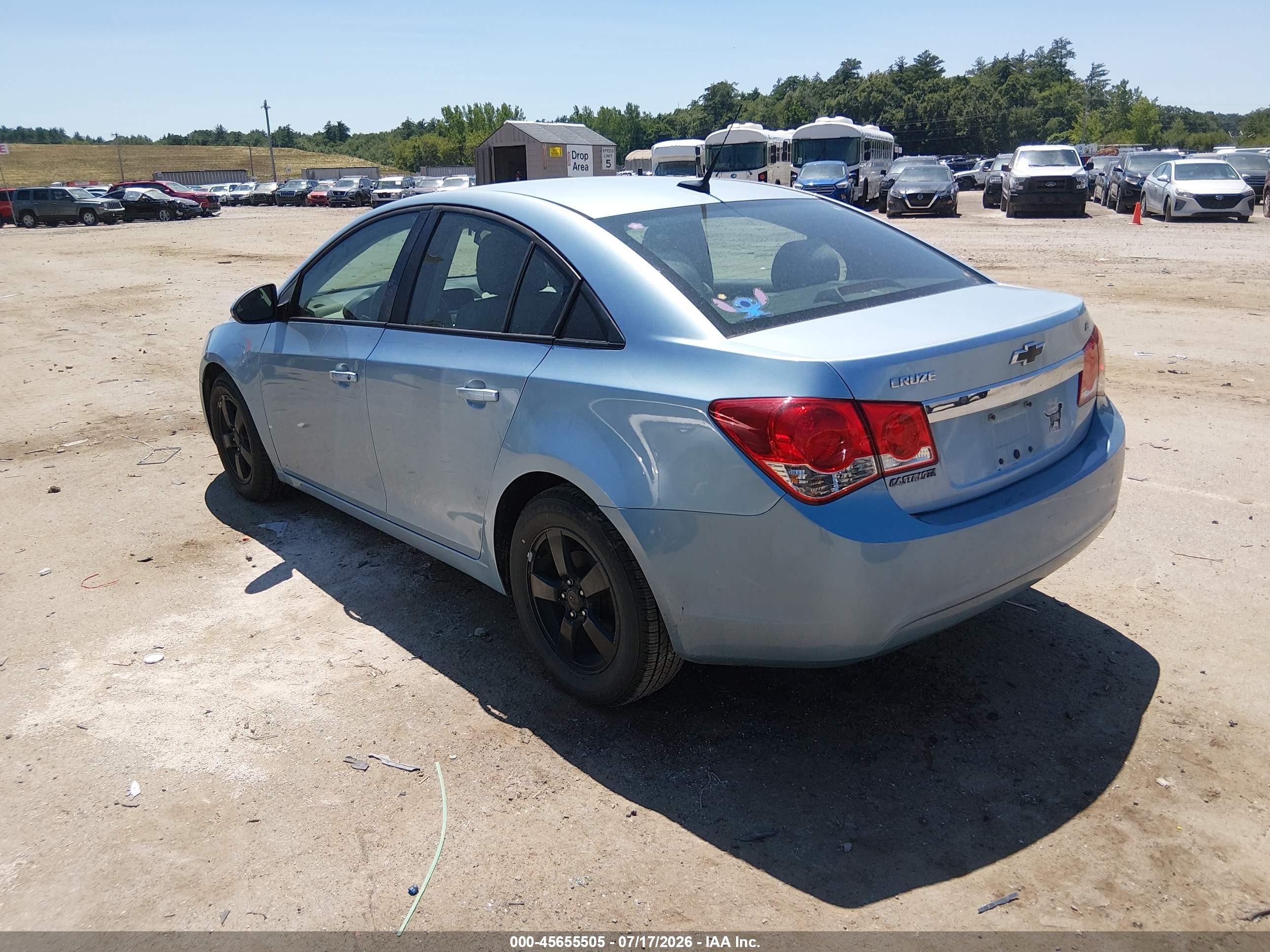 2012 Chevrolet Cruze 1lt Синий vin: 1G1PF5SC7C7317070