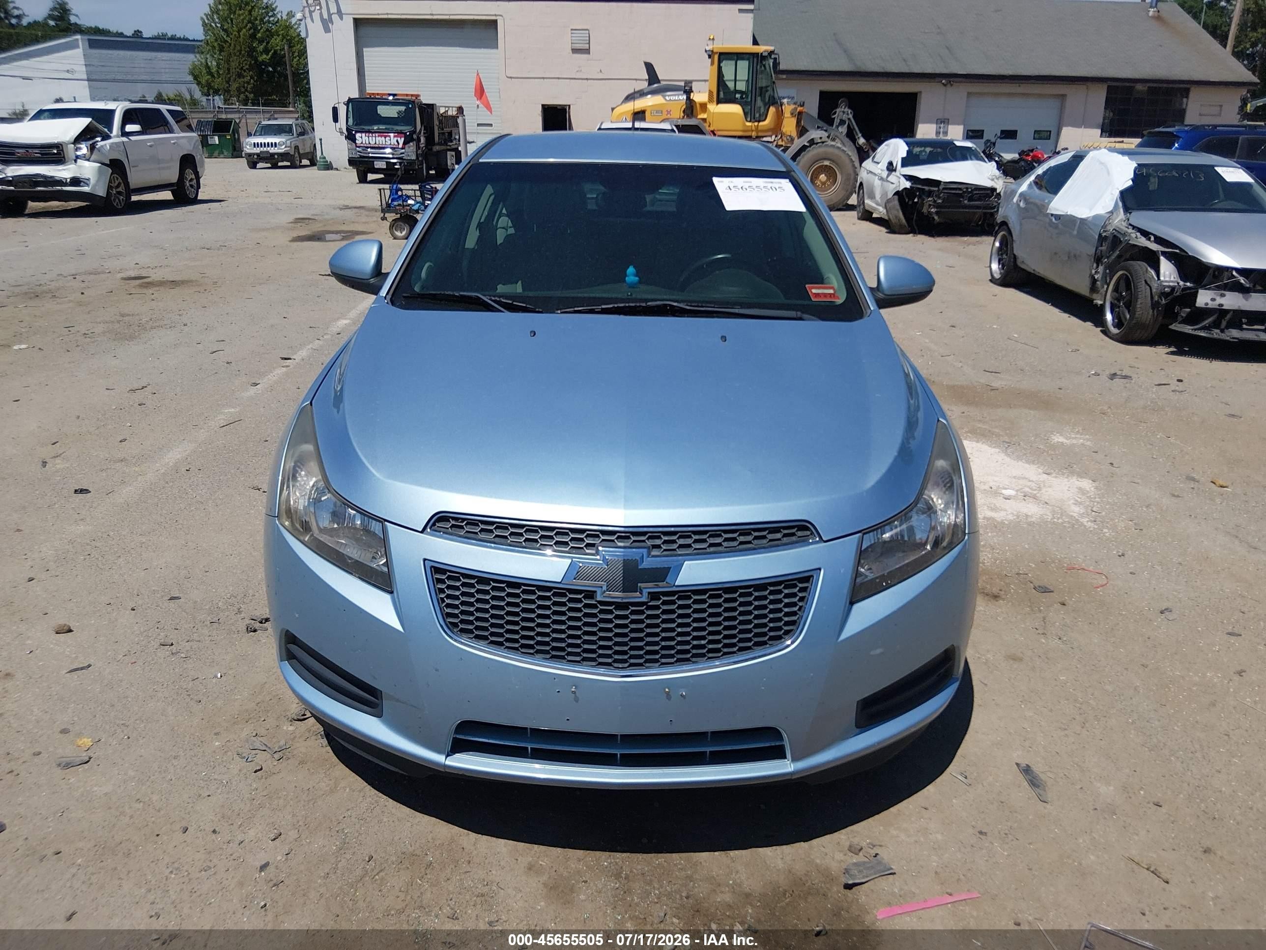 2012 Chevrolet Cruze 1lt Синий vin: 1G1PF5SC7C7317070