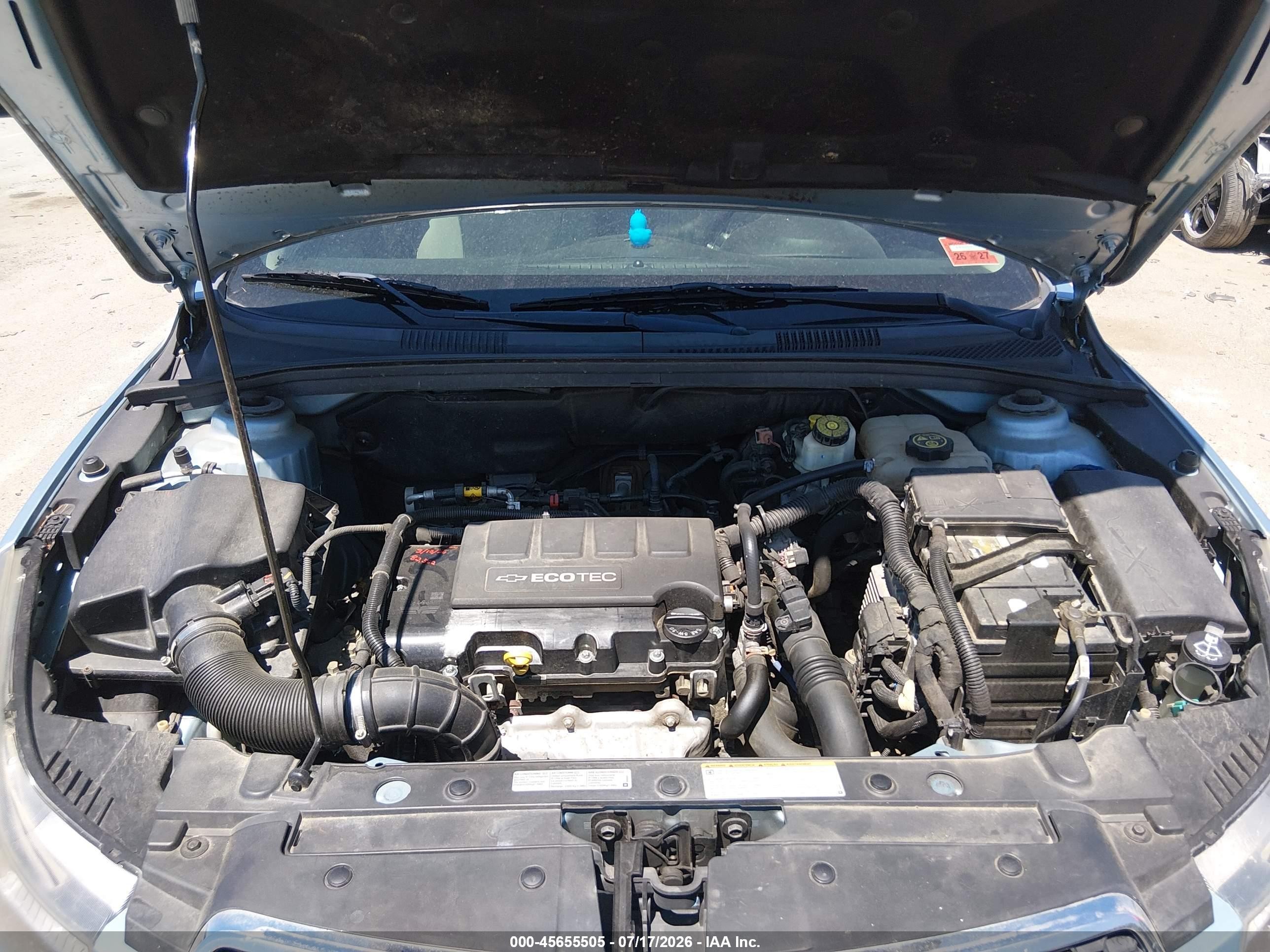 2012 Chevrolet Cruze 1lt Синий vin: 1G1PF5SC7C7317070