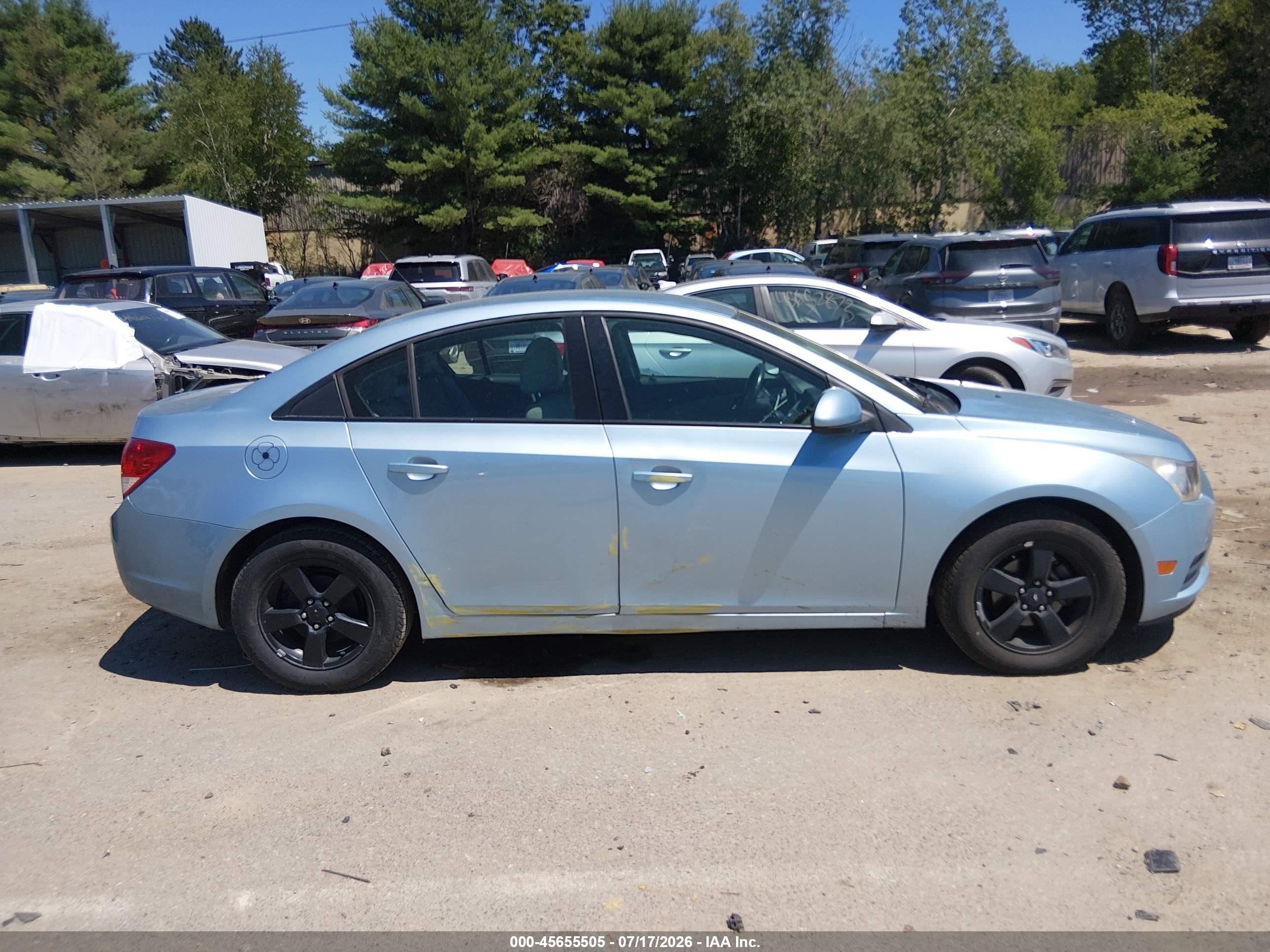 2012 Chevrolet Cruze 1lt Синий vin: 1G1PF5SC7C7317070