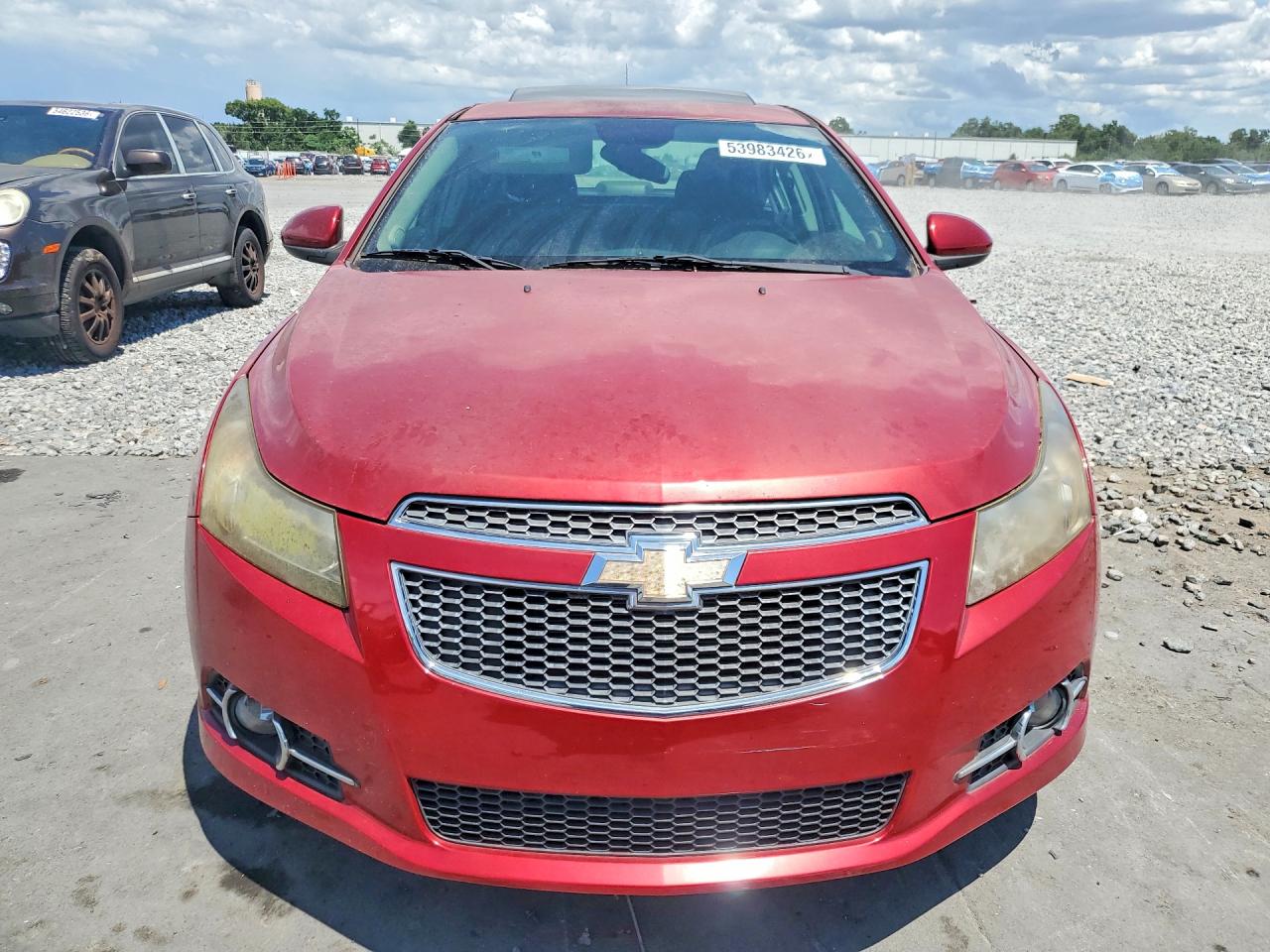 2012 Chevrolet Cruze Lt Burgundy vin: 1G1PF5SC7C7363174