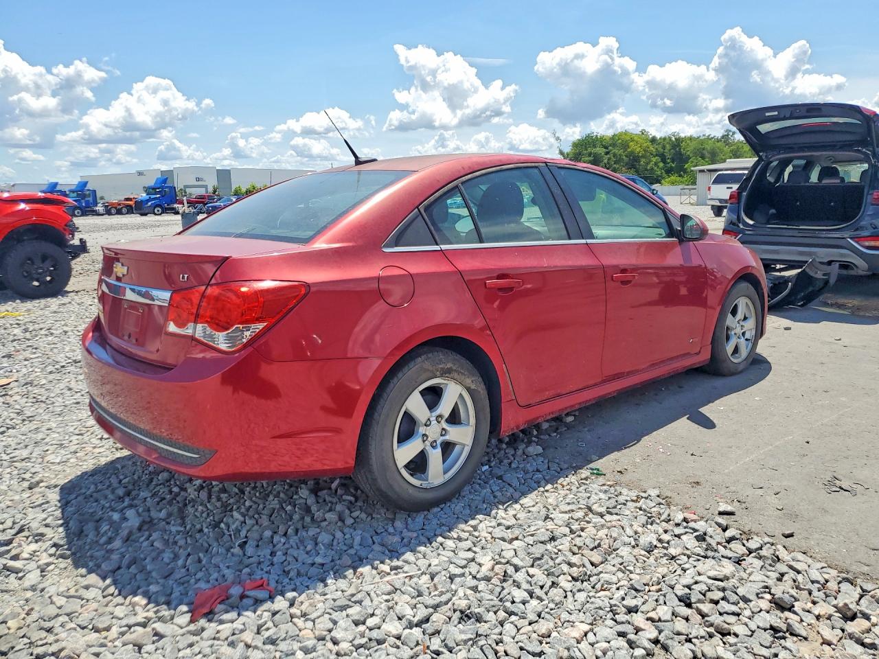 2012 Chevrolet Cruze Lt Burgundy vin: 1G1PF5SC7C7363174
